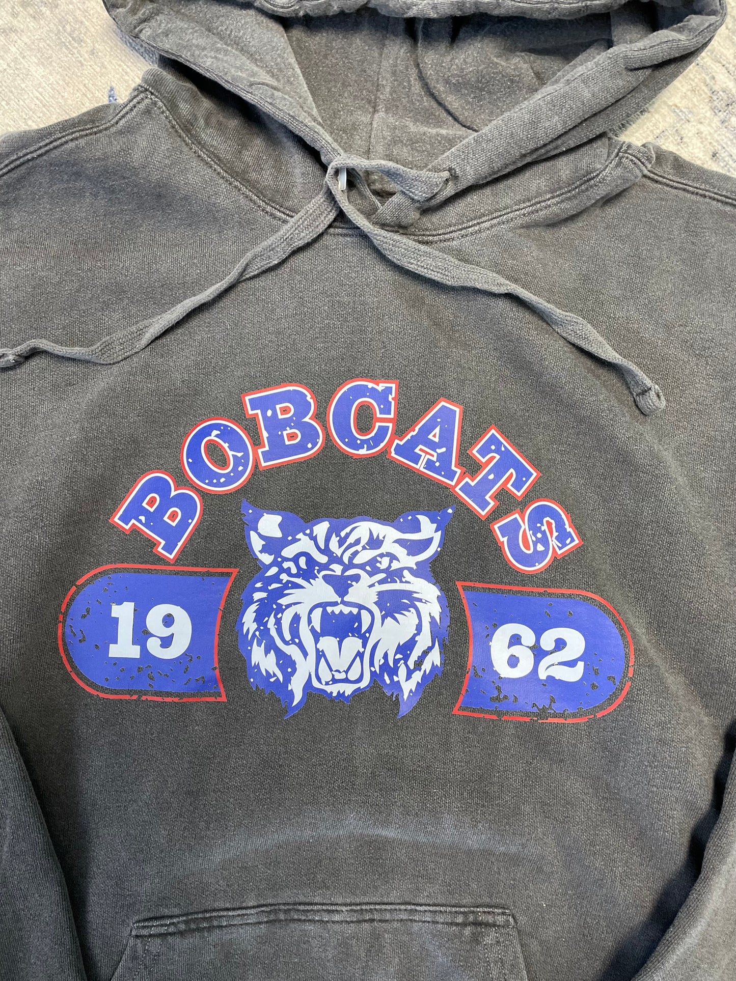 Vintage Bobcats Hoodie