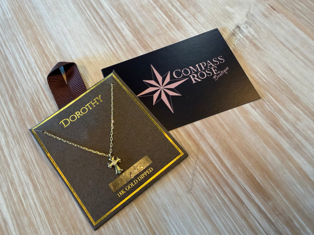 Cross Necklace CZ