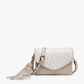 Sloane Flapover Crossbody w/ Whipstitch and Tassel
