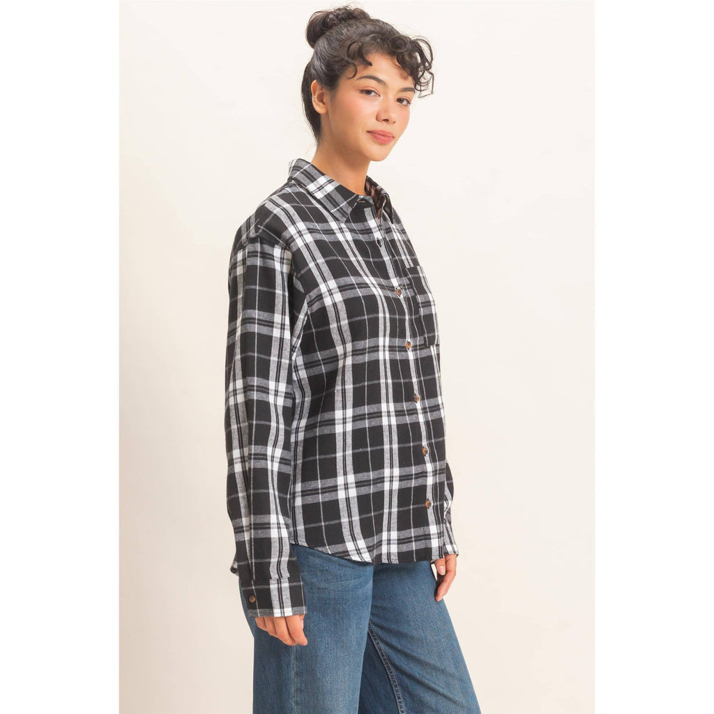 Plaid Long Sleeve Shirt