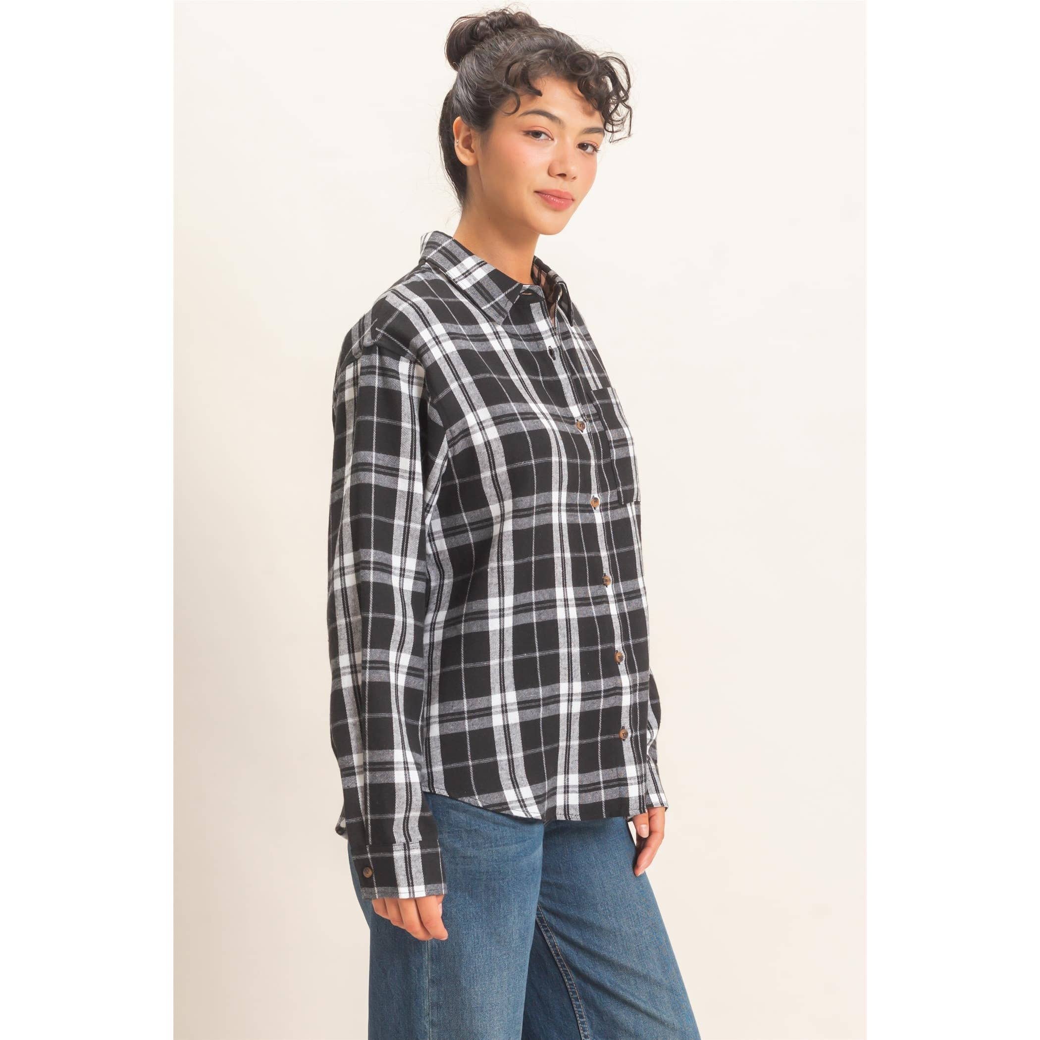 Plaid Long Sleeve Shirt