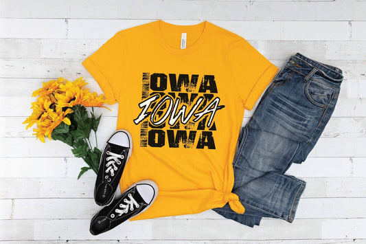 Iowa Repeat Gold Tee