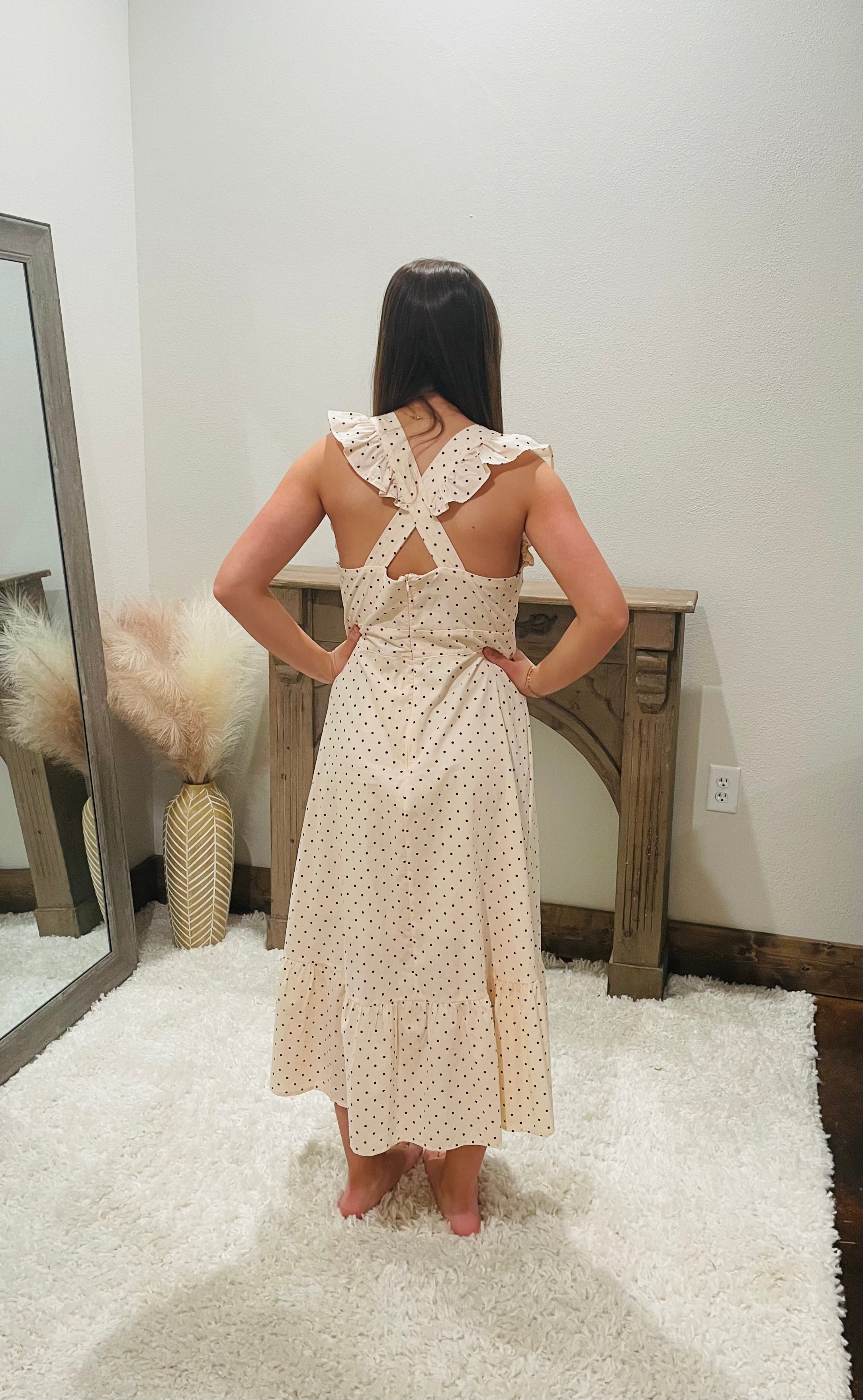 Polka Dot Maxi Dress