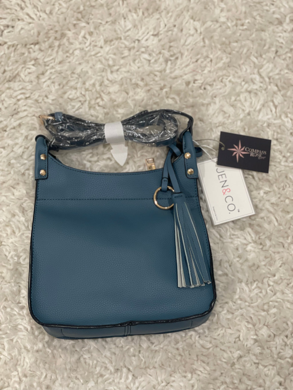 Square Crossbody w/ Tassels