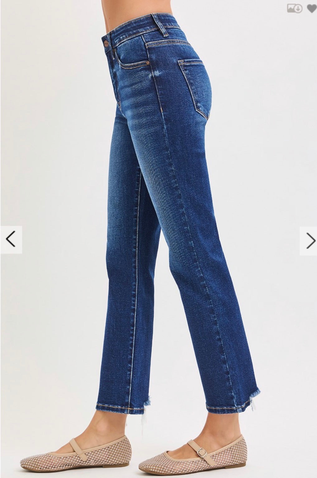 Risen Tummy Control HR Crop Straight Pants