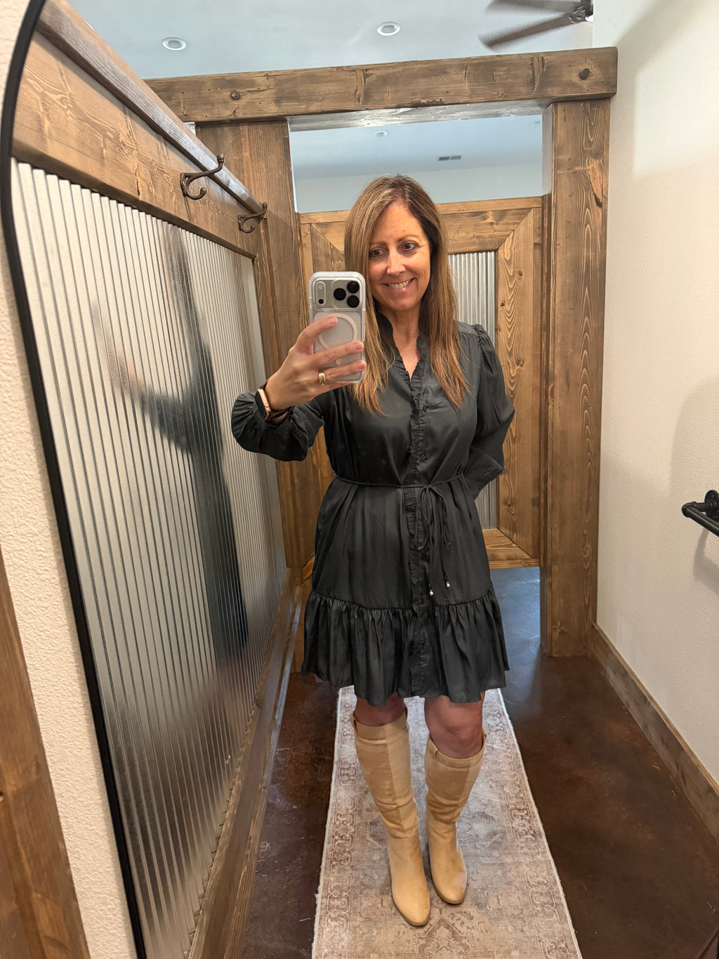 Ruffled Mini Short Dress