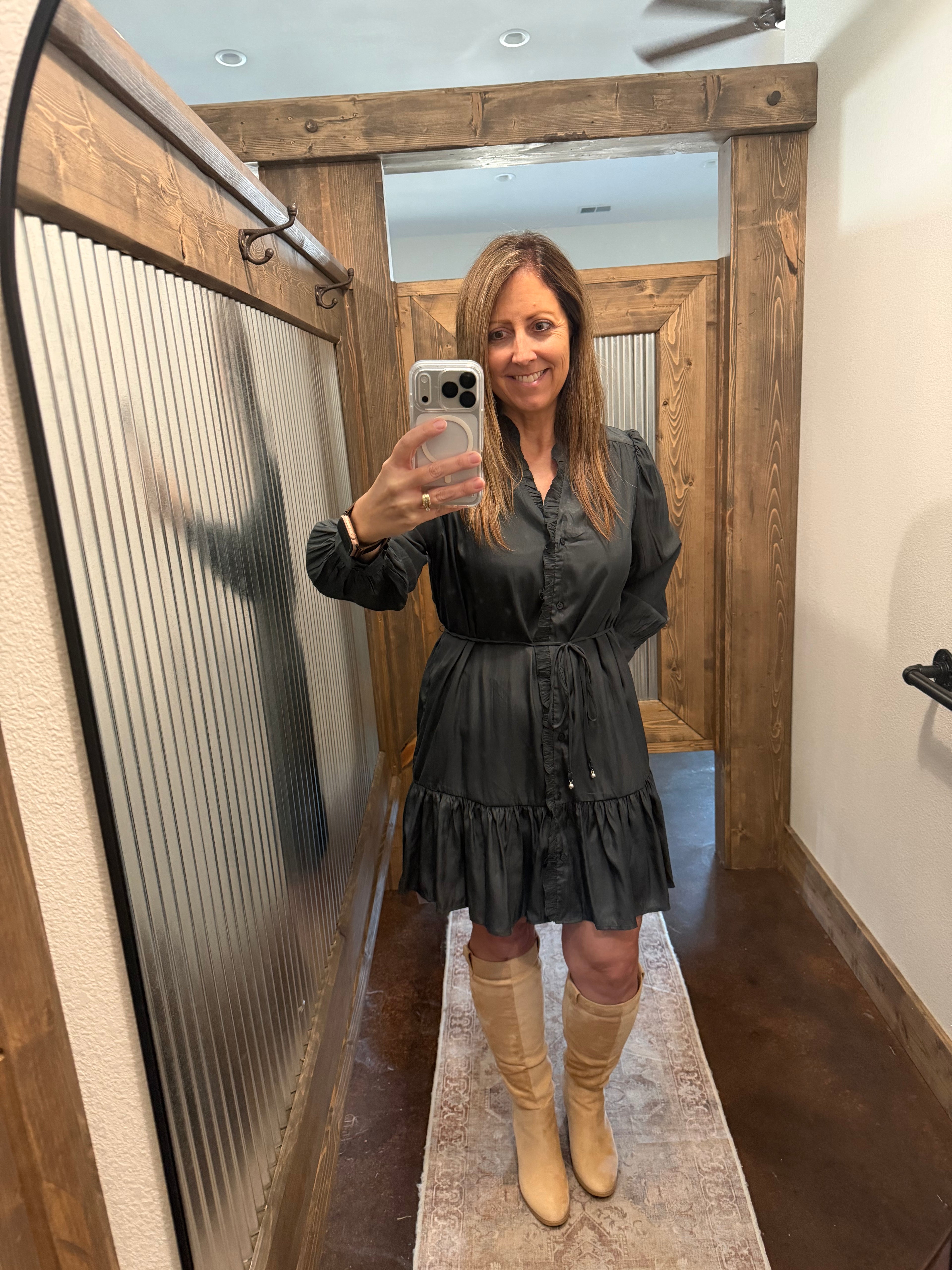Ruffled Mini Short Dress