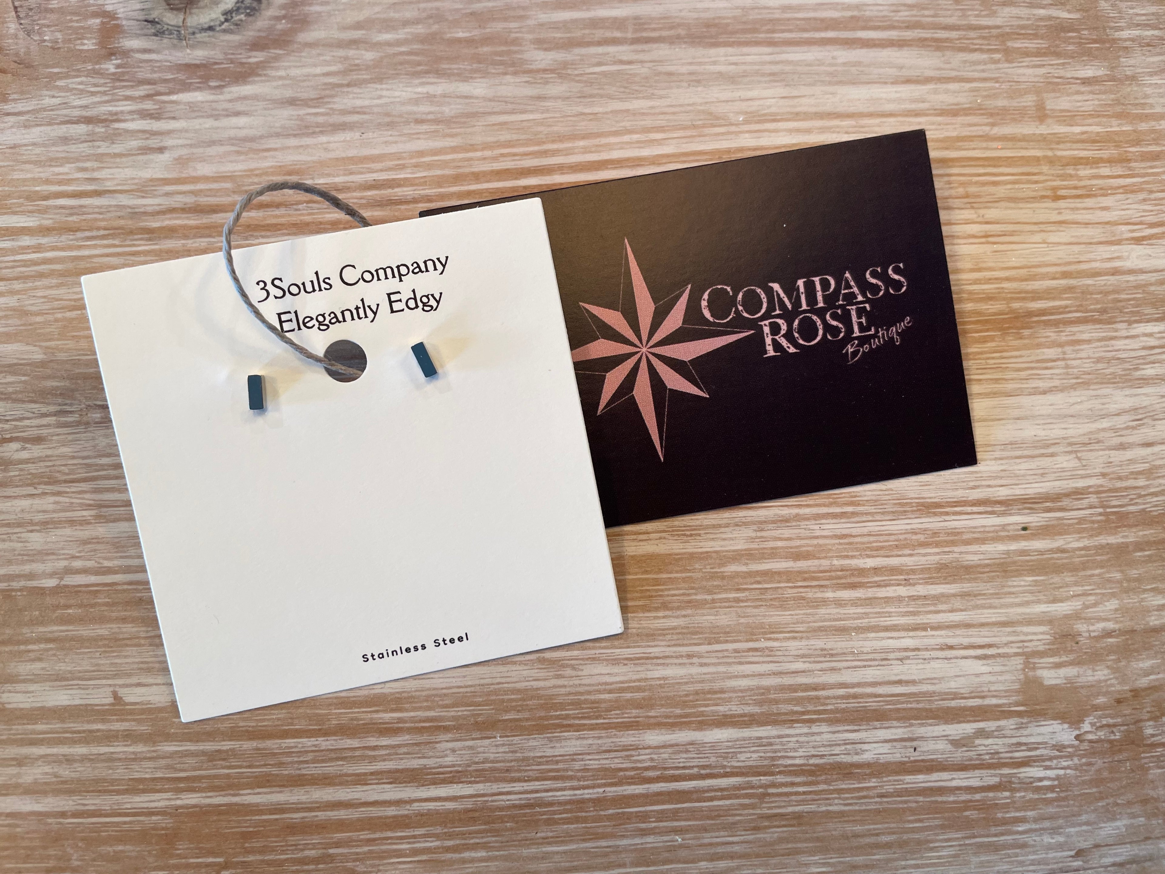 Small Bar Stud Earrings