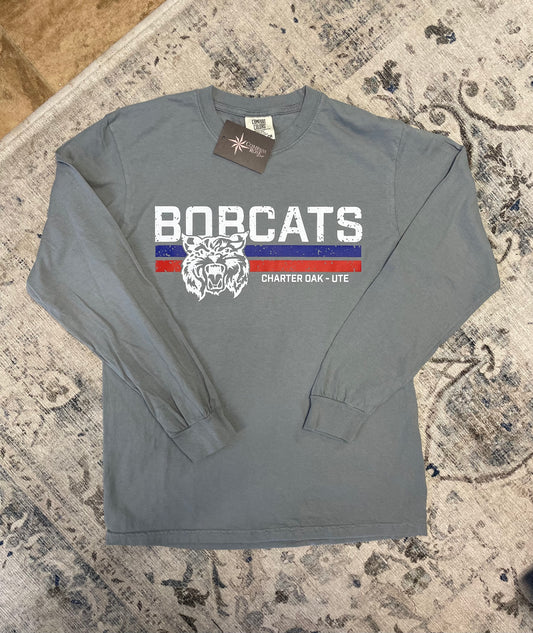 Vintage Bobcats Long Sleeve Tee
