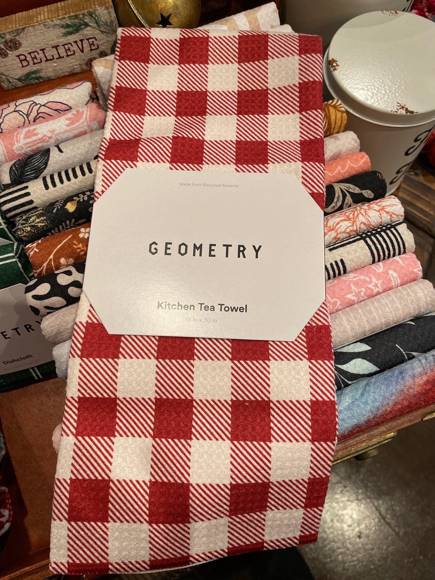 Geometry Tea Towel