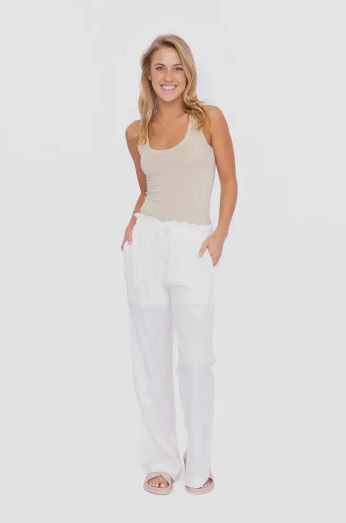 Mono B Wide Leg Resort Pants