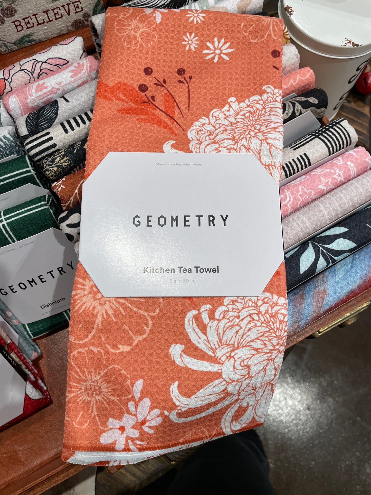 Geometry Tea Towel