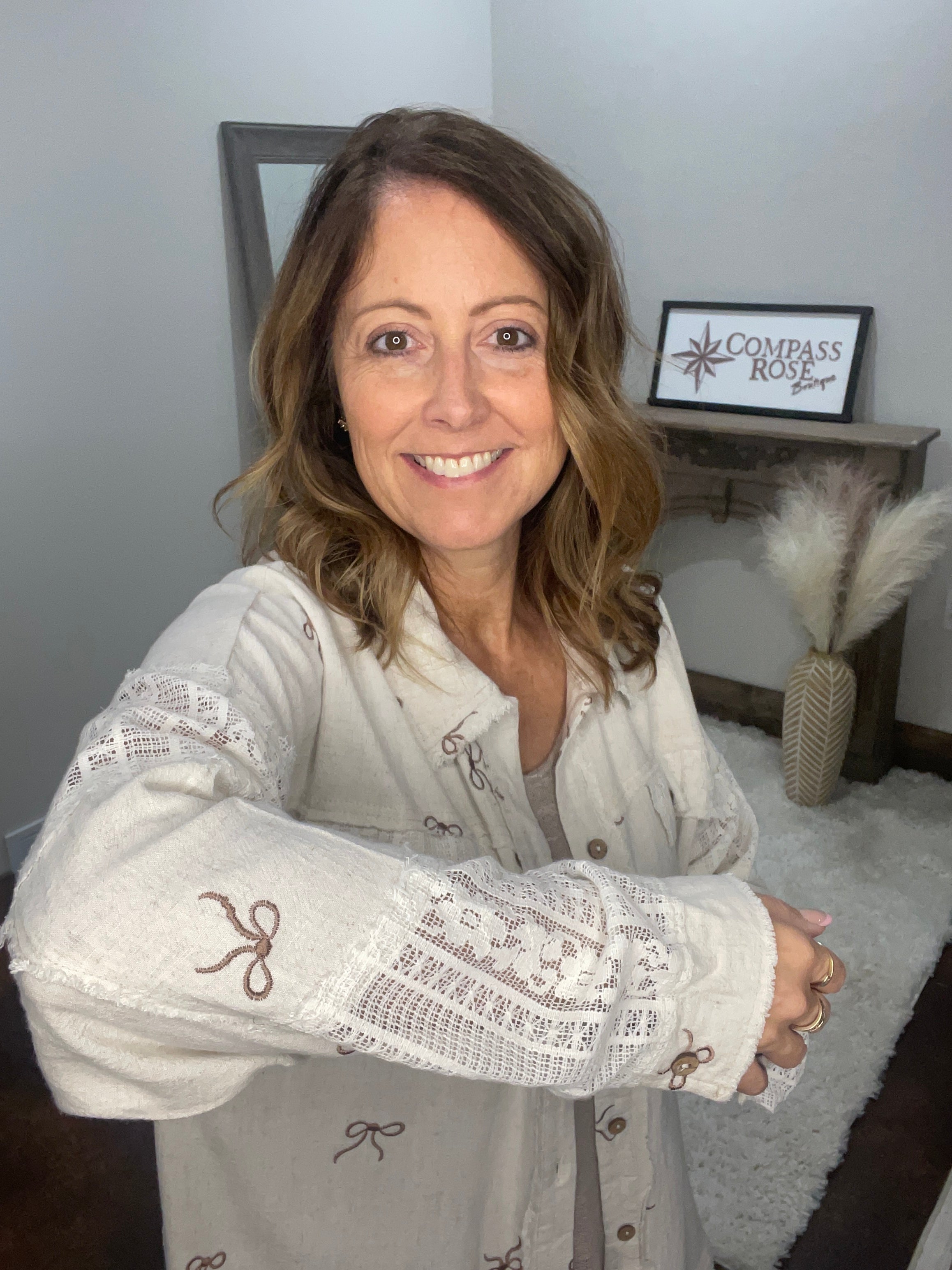 Linen Button Down Shacket