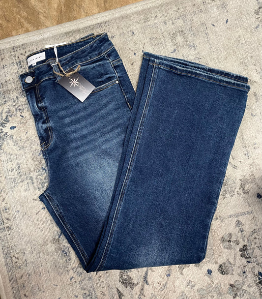 Risen Mid Rise Relaxed Bootcut Jeans