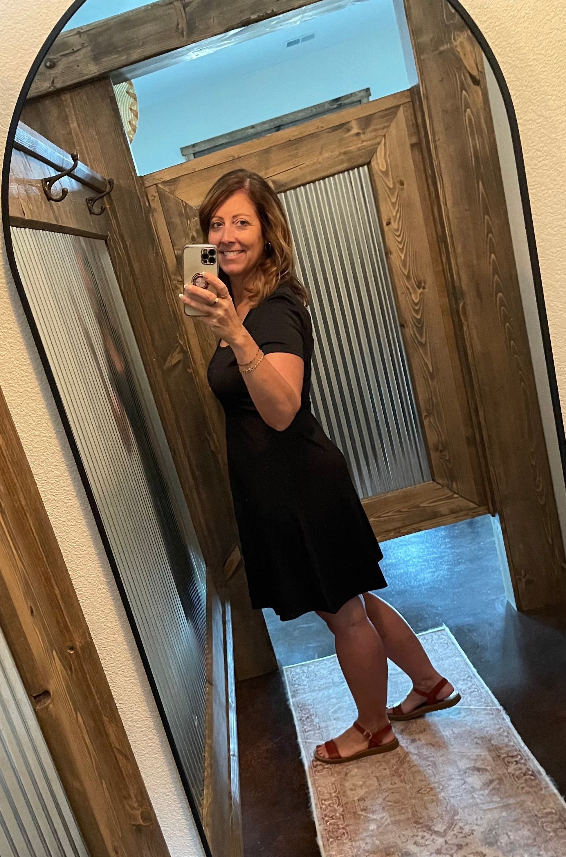 Square Collar Waist Temperament Dress