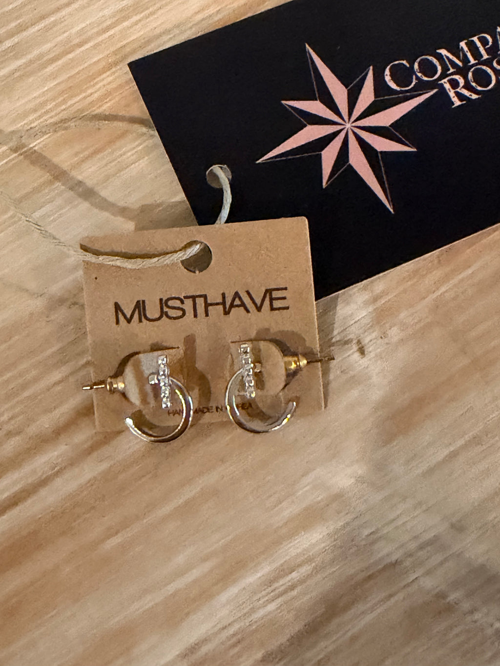 Side Bar Hoop Earrings