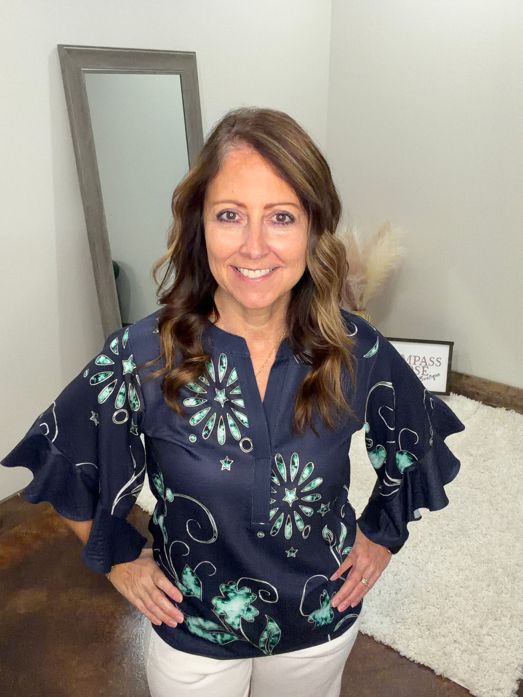 Floral Print Blouse