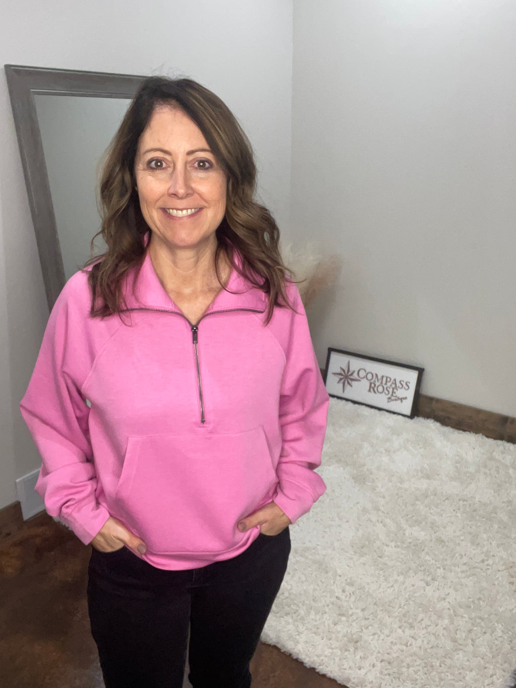 Scuba Half Zip Pullover w/ Kangaroo Pocket