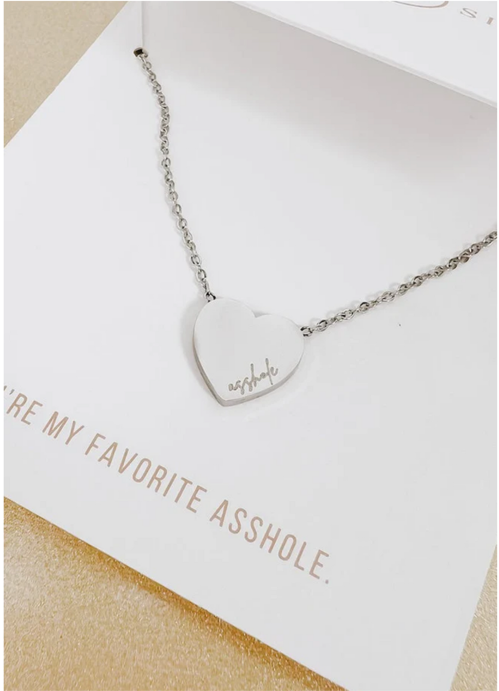 Salty Heart Gift Necklace - WATERPROOF