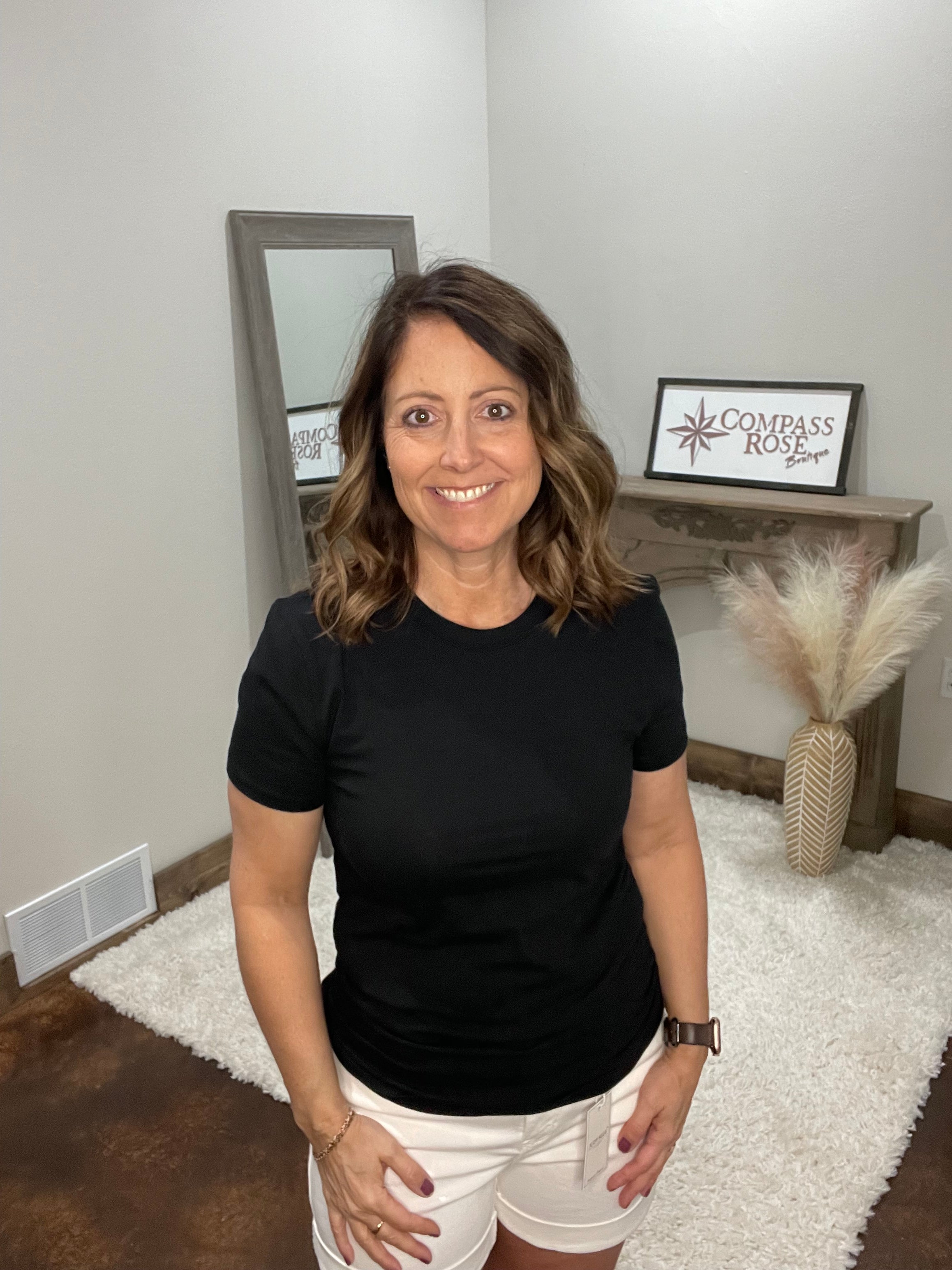 Basic Crew Neck Short Sleeve Tee