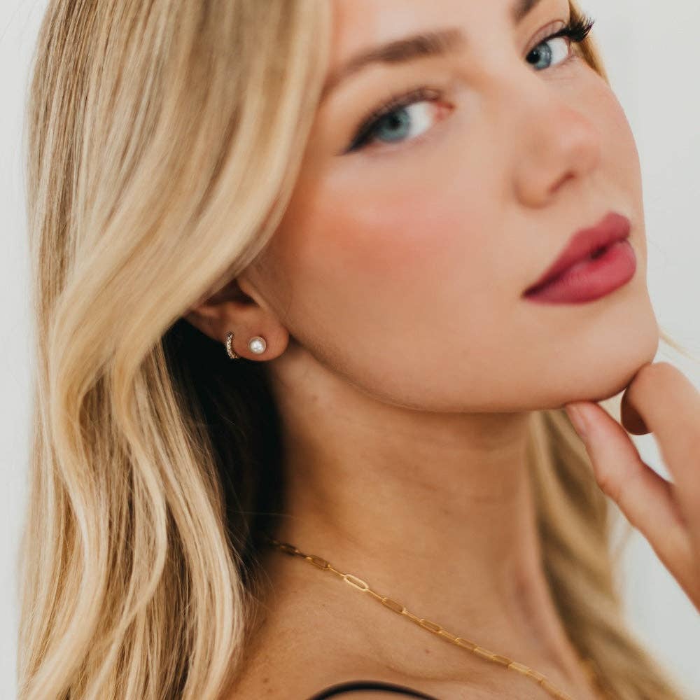 Perfection Pearl Stud Earrings