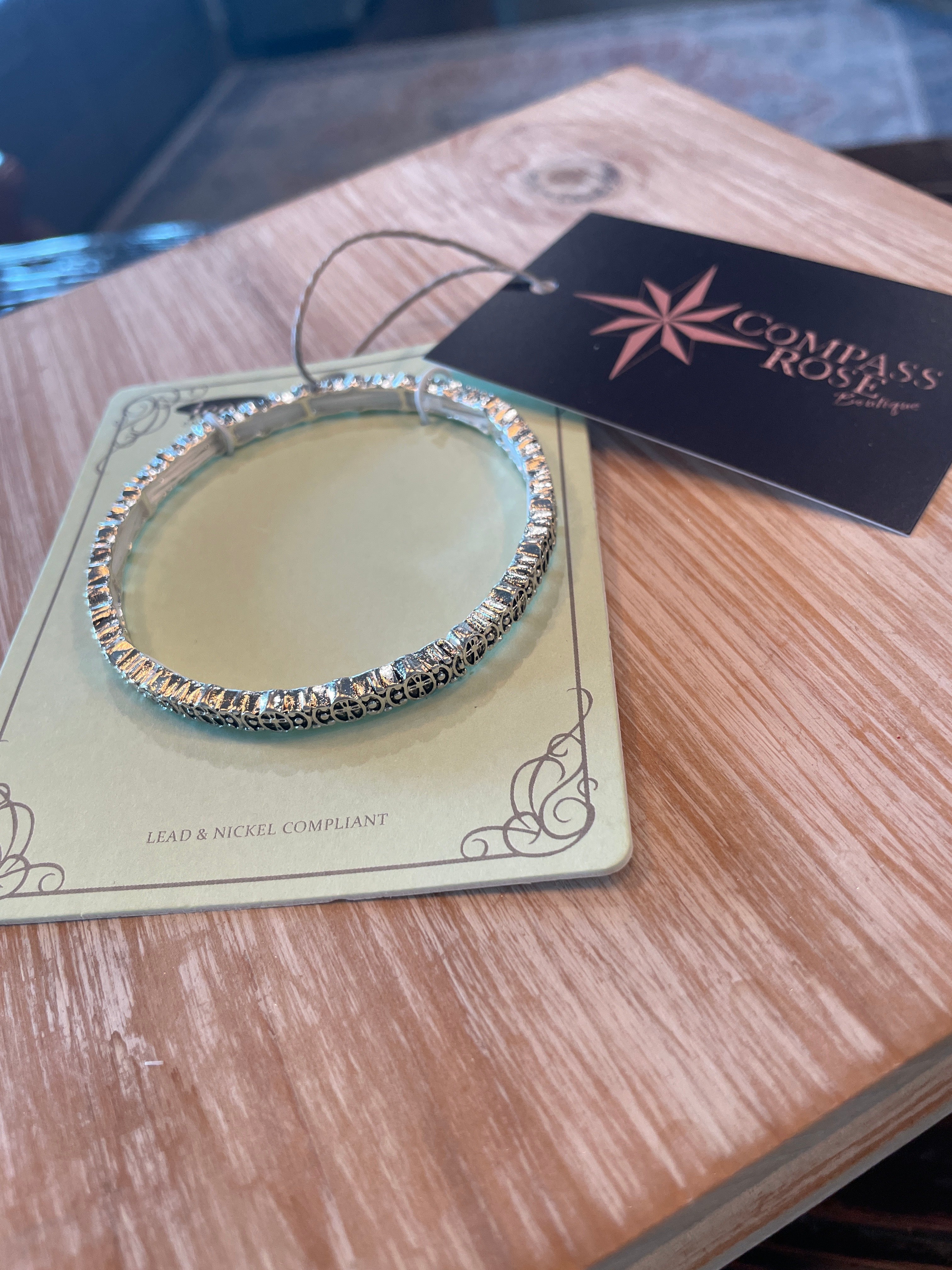 Cross Bangle Bracelet