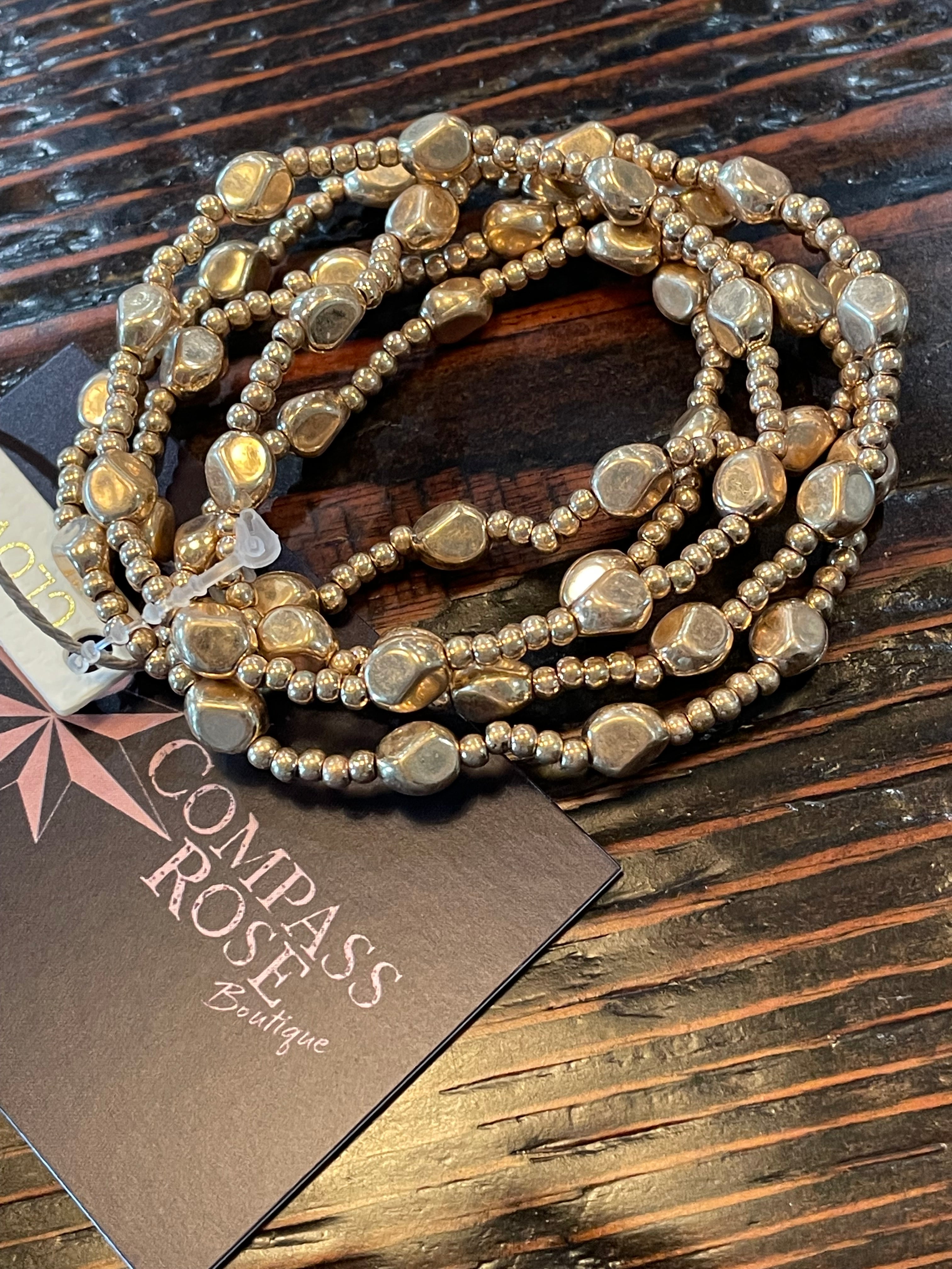 5 Piece Set Bead Bracelet