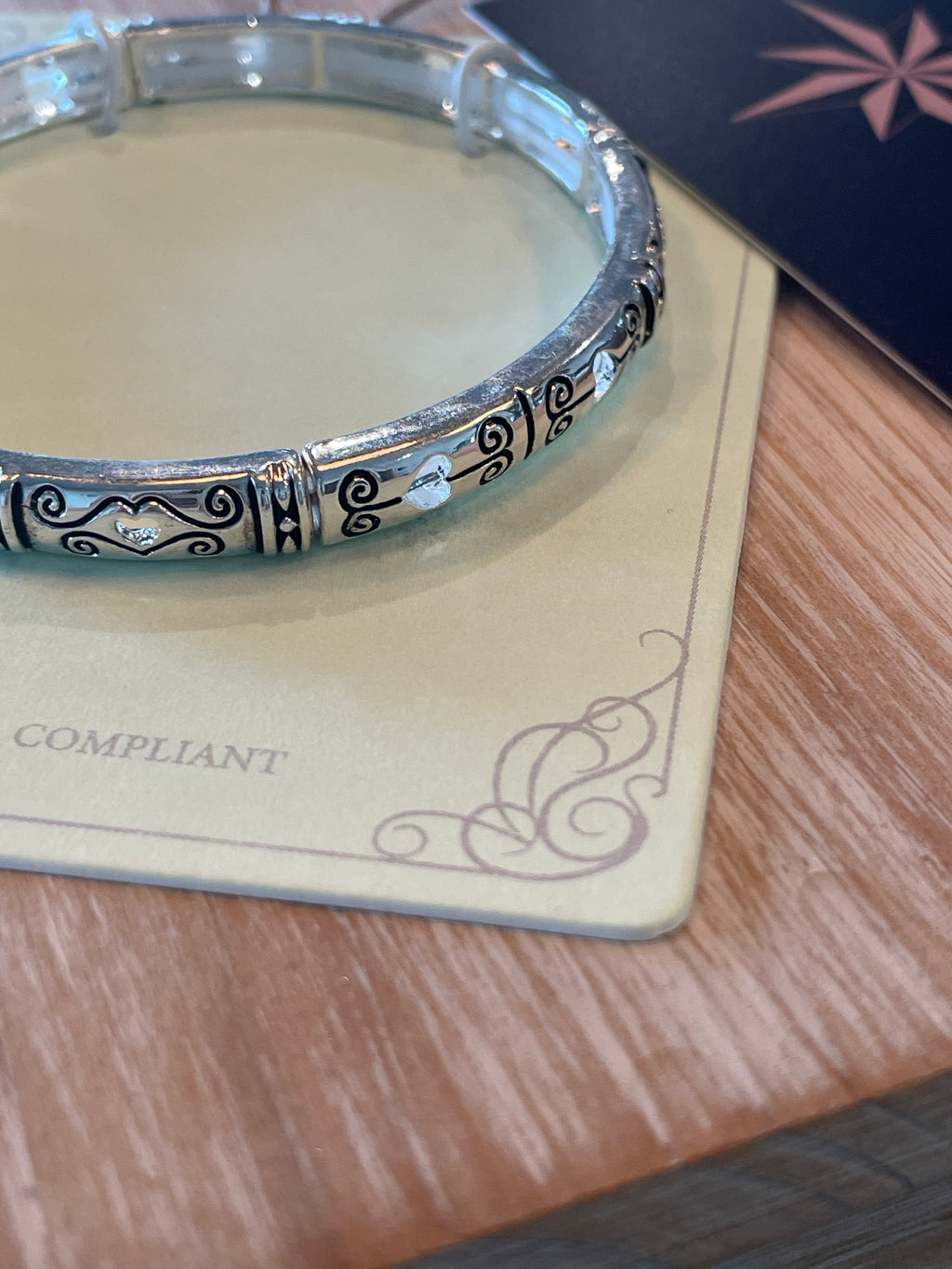 Heart Bangle Bracelet