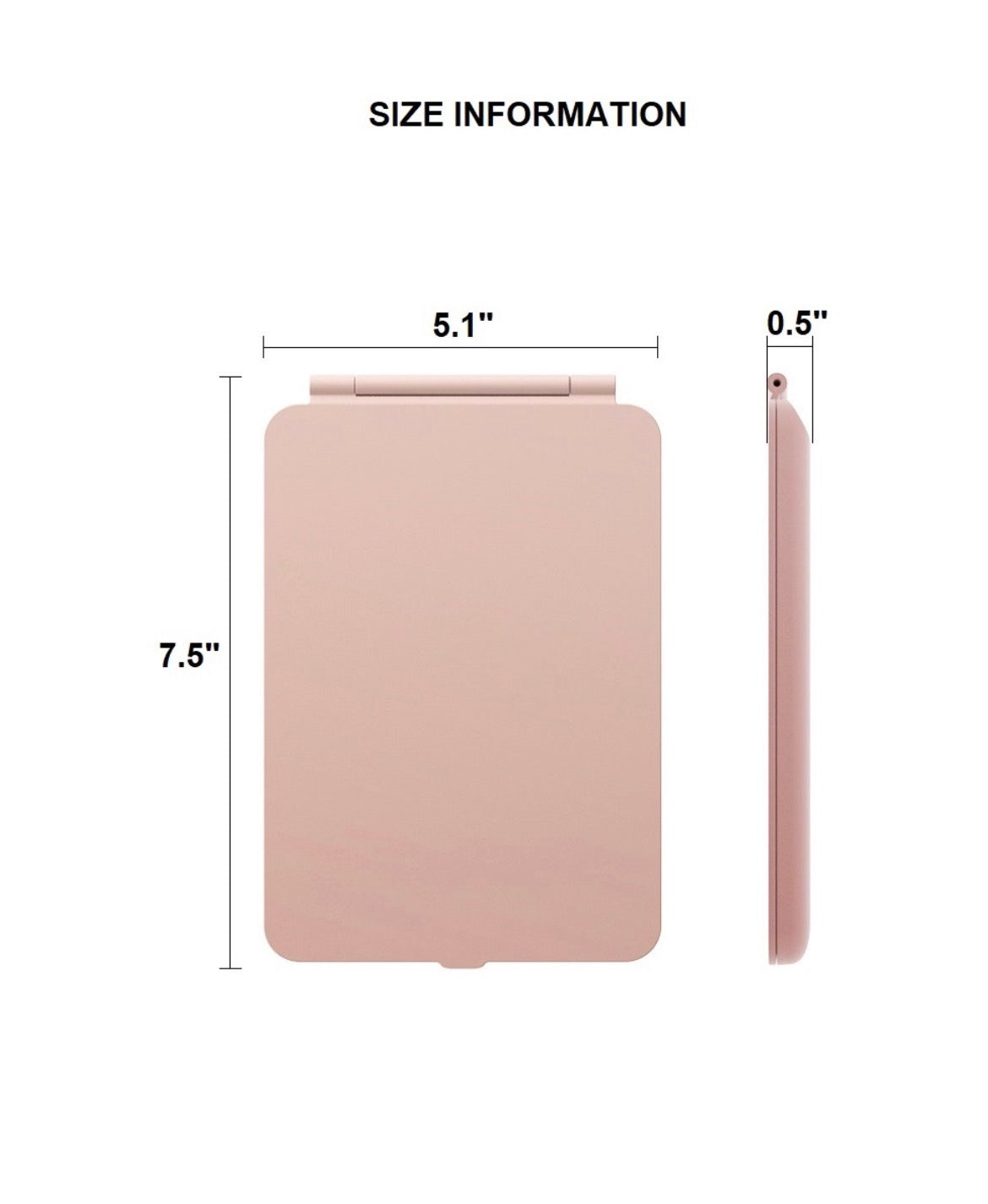 Rechargeable Travel LED Makeup Mirror Tablet