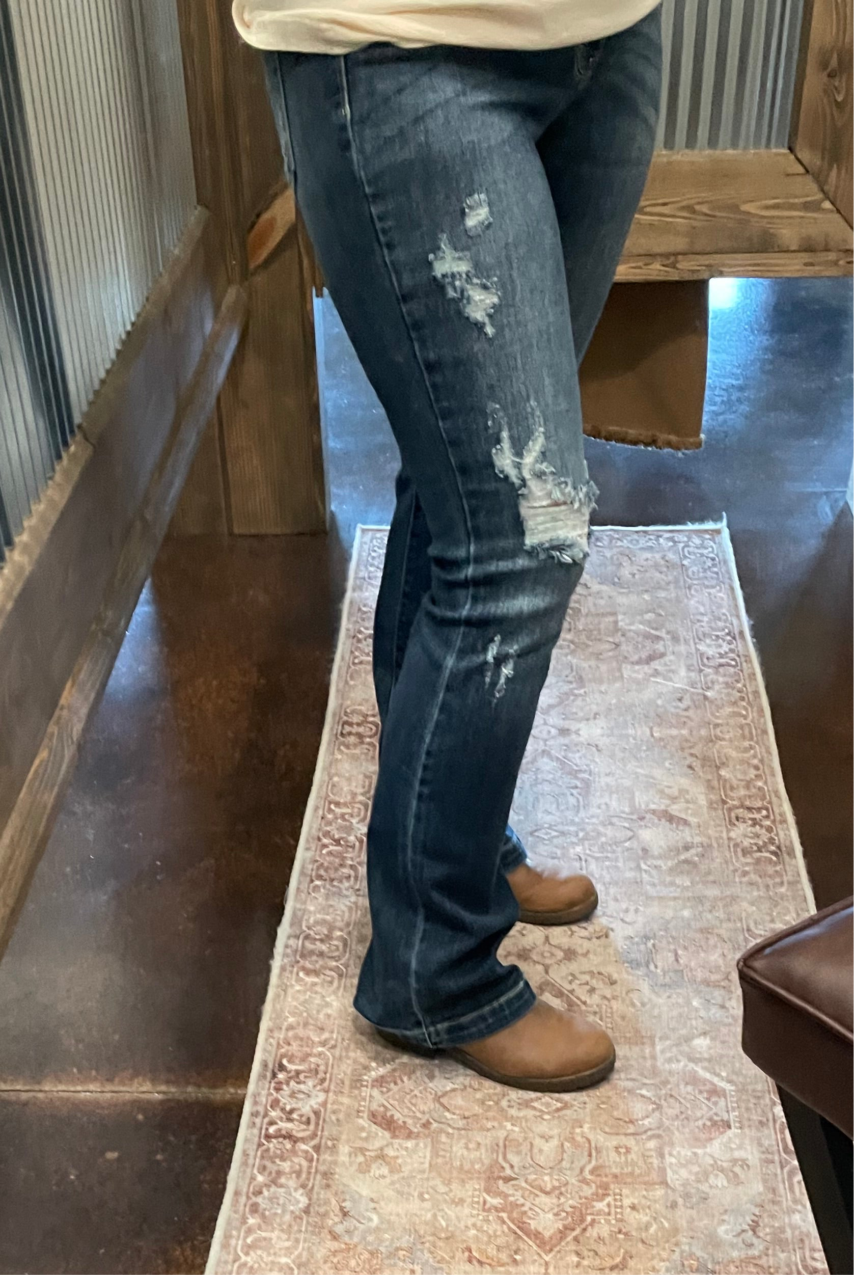 Judy Blue MR Hand Sand & Destroy Bootcut