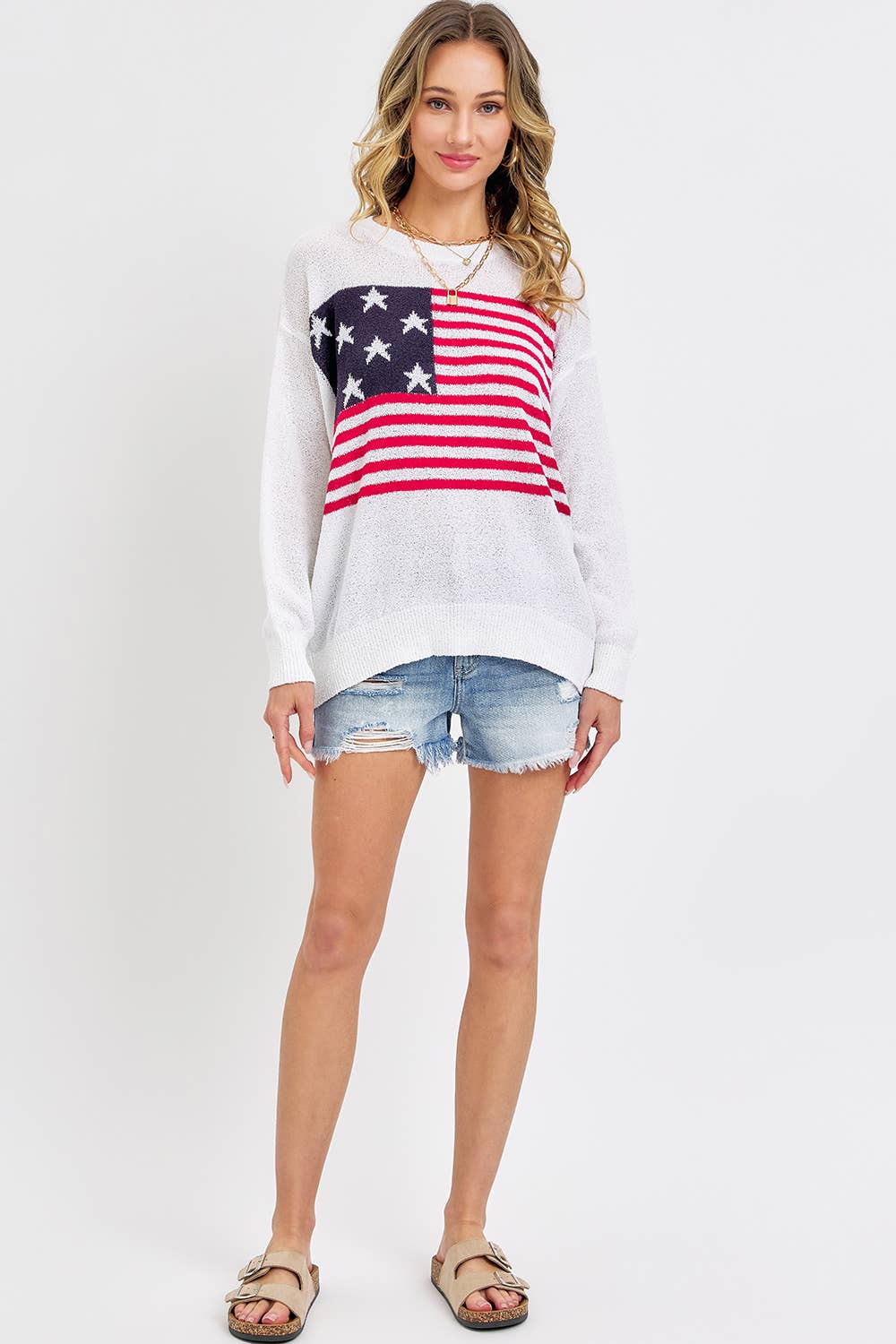 AMERICAN FLAG SWEATER