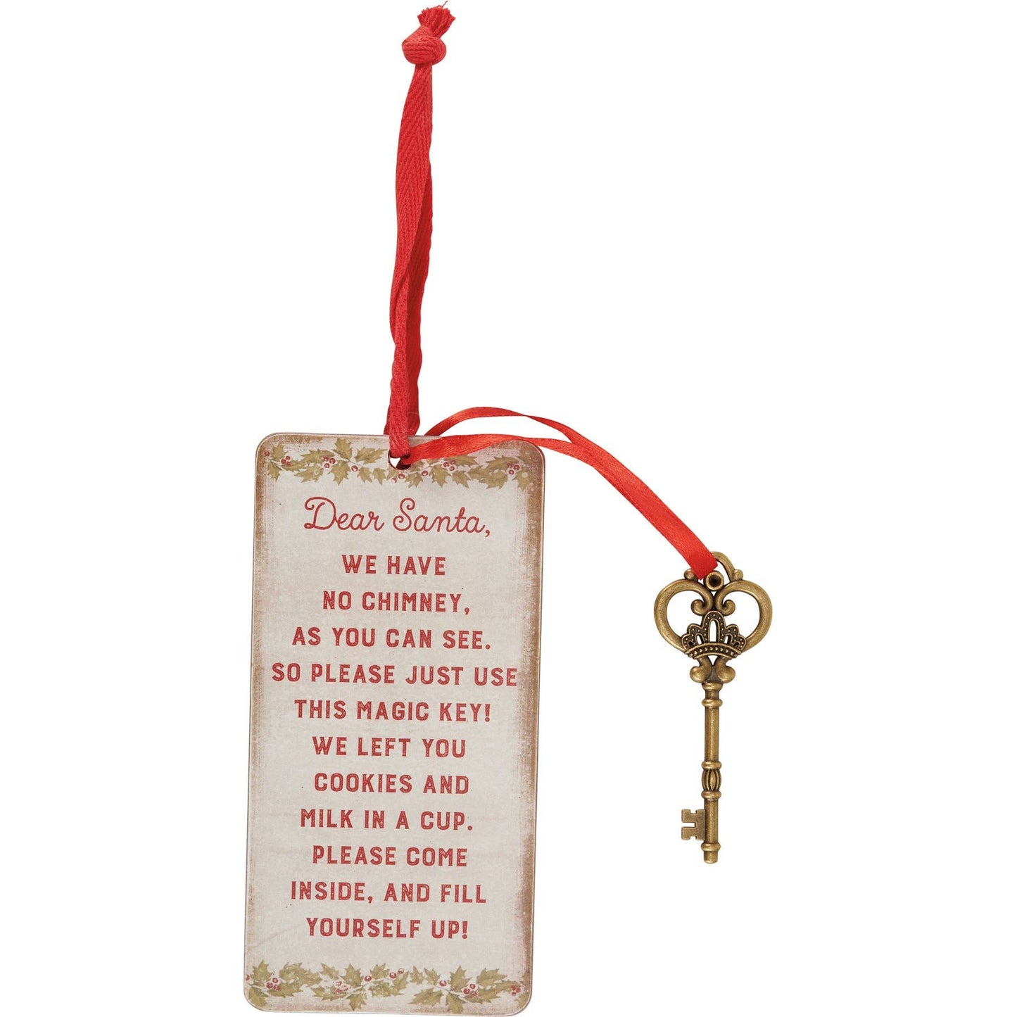 Santa's Magic Key Door Ornament