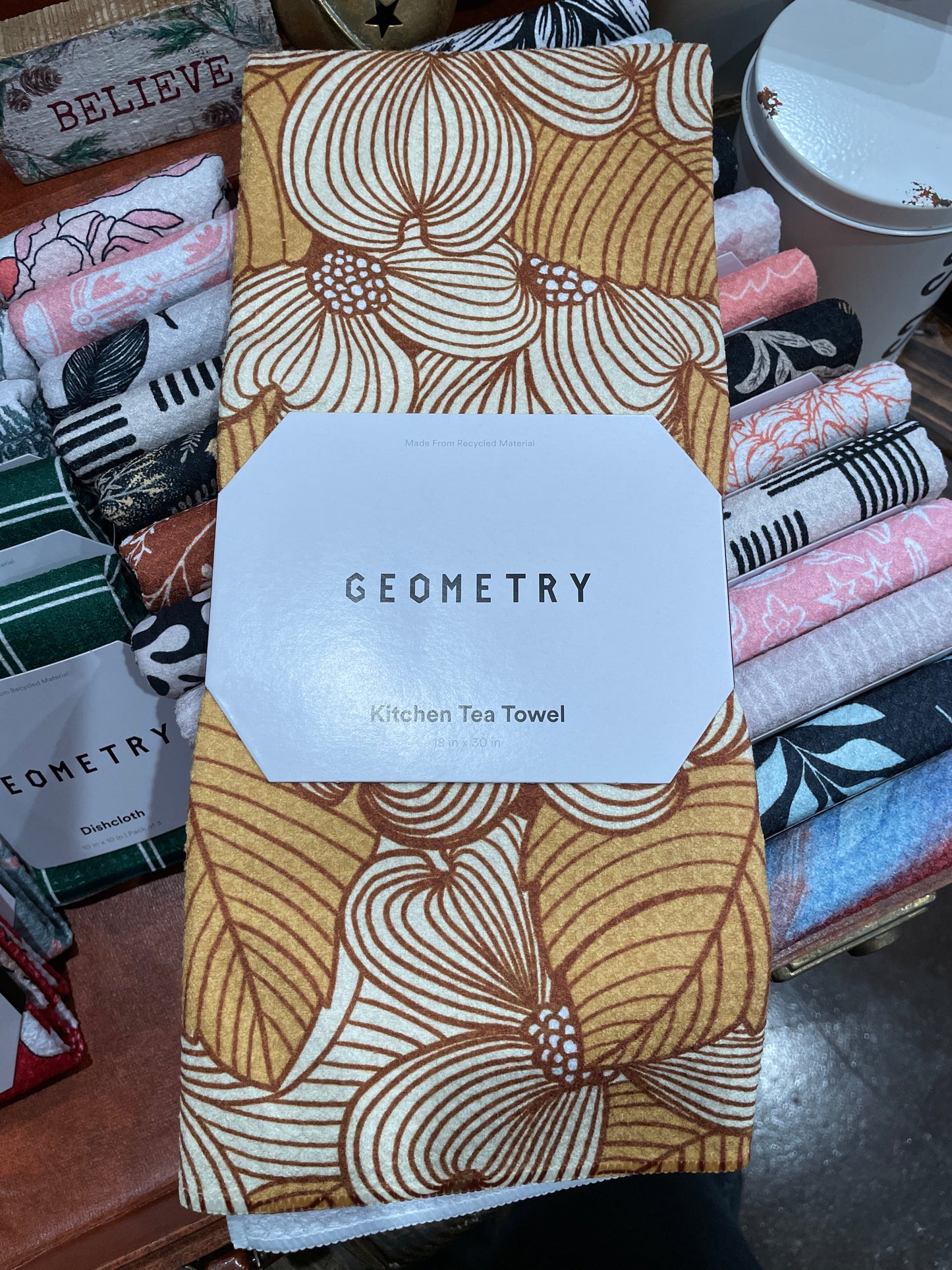 Geometry Tea Towel