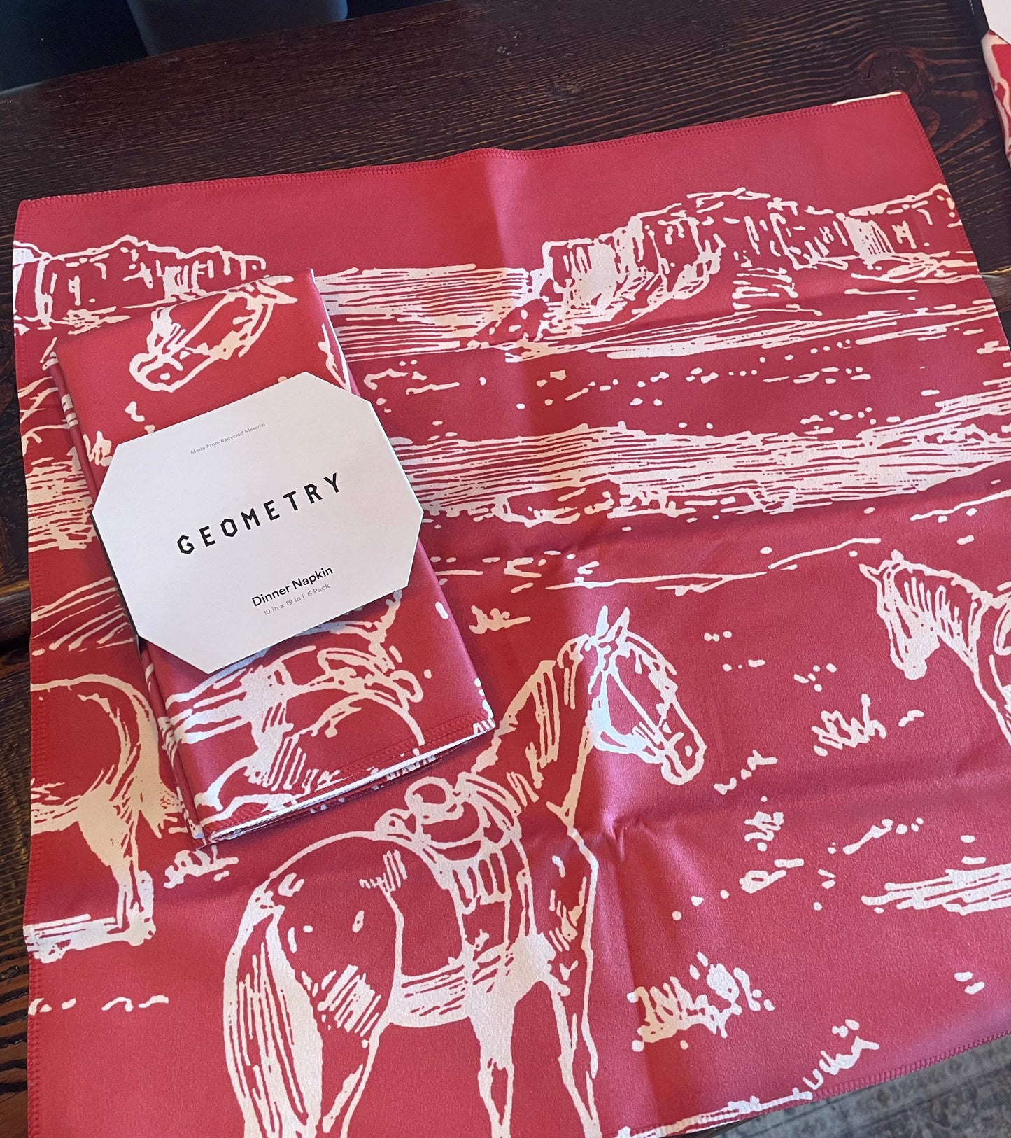 Geometry Dinner Napkin Set