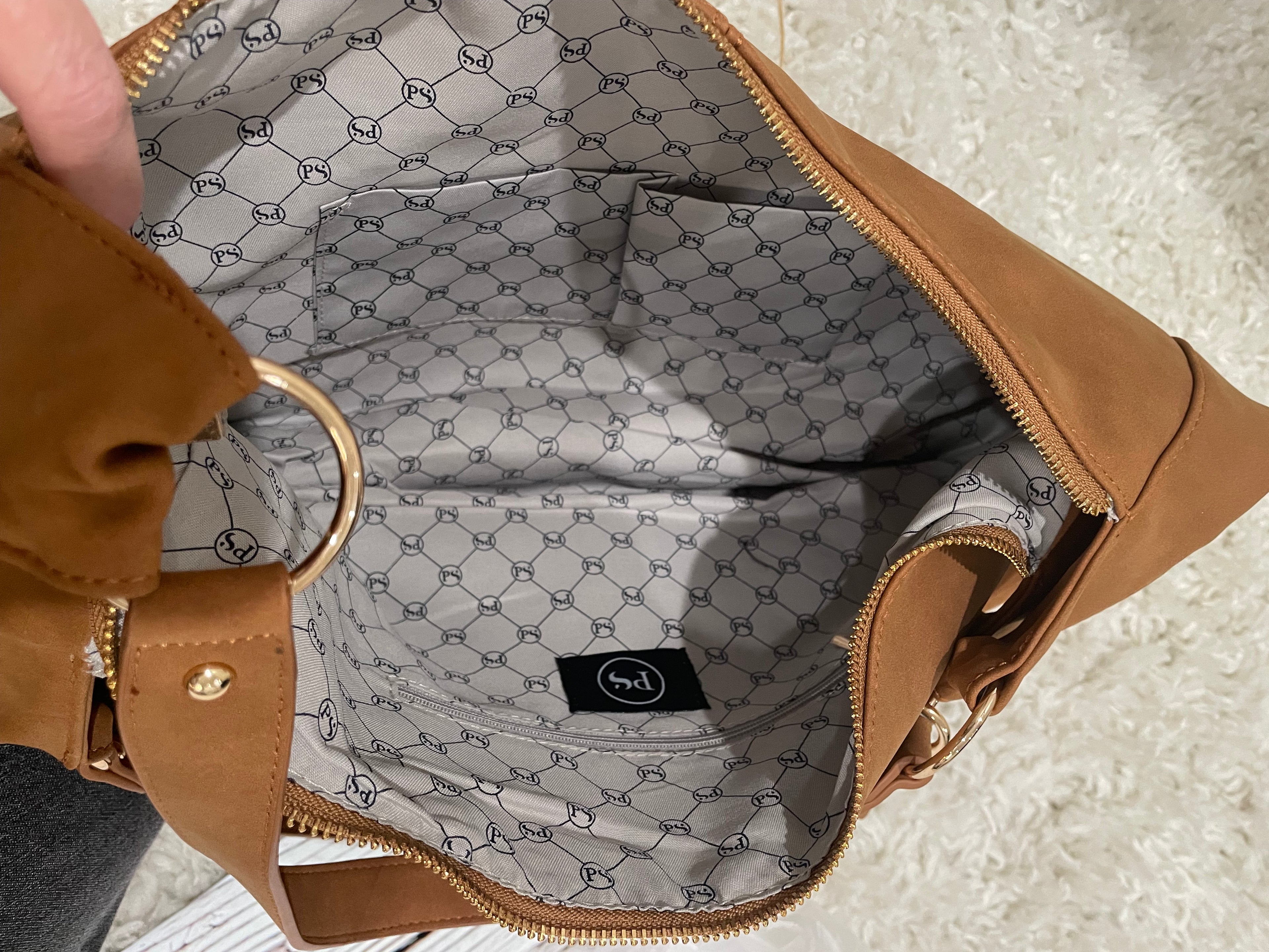 Hazel Hobo Shoulder Bag with Tassel