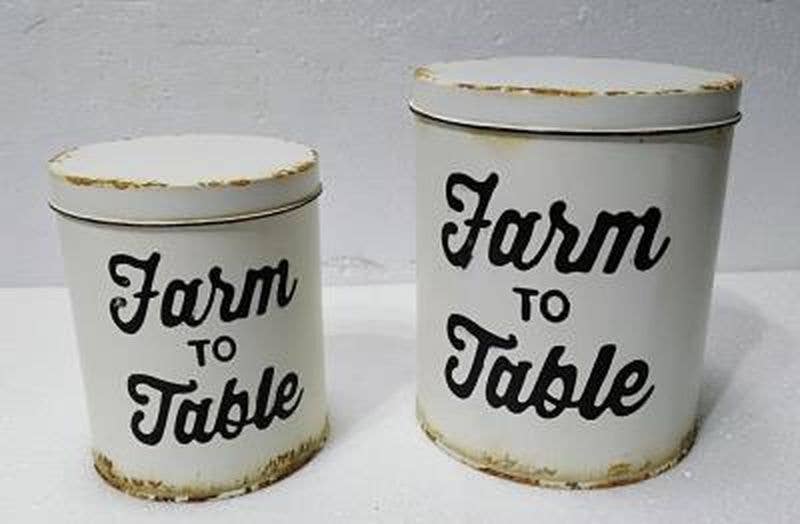 Large Farm To Table Canister