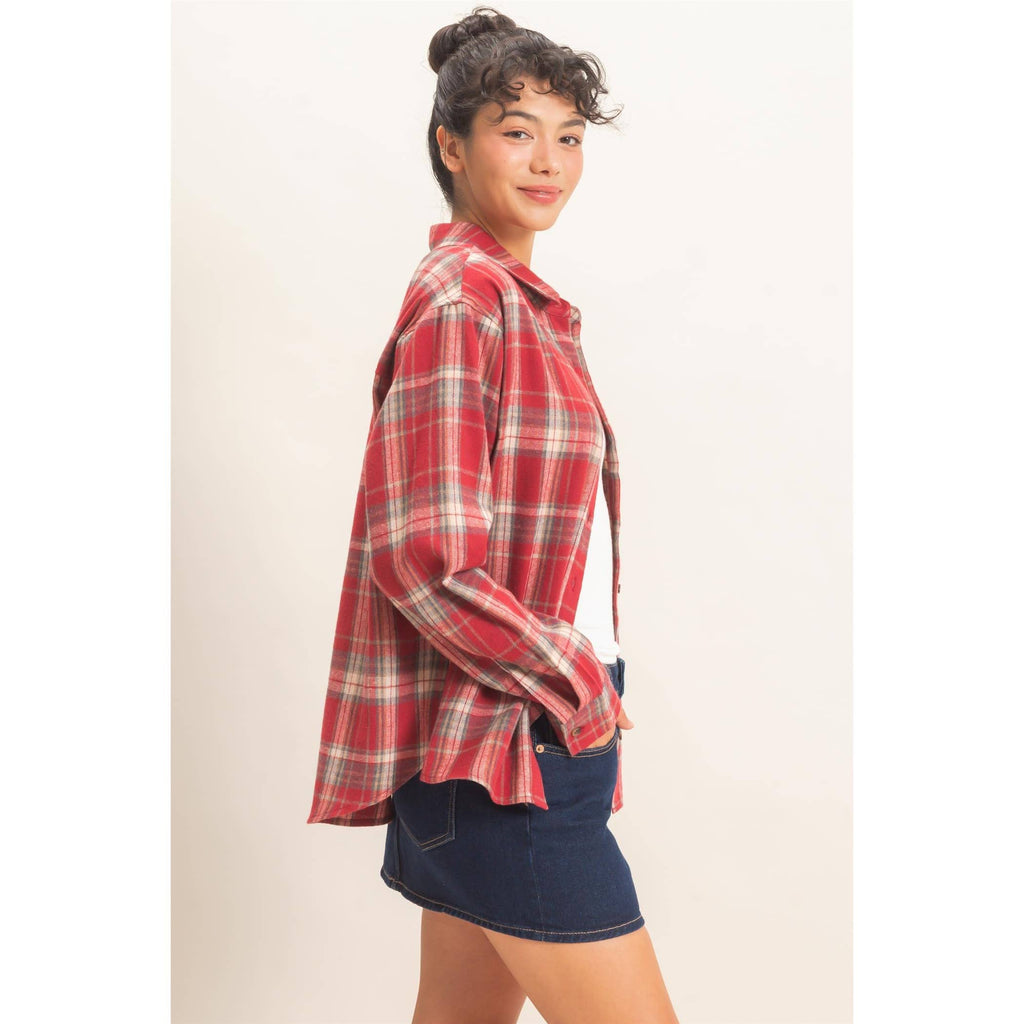 Plaid Long Sleeve Shirt
