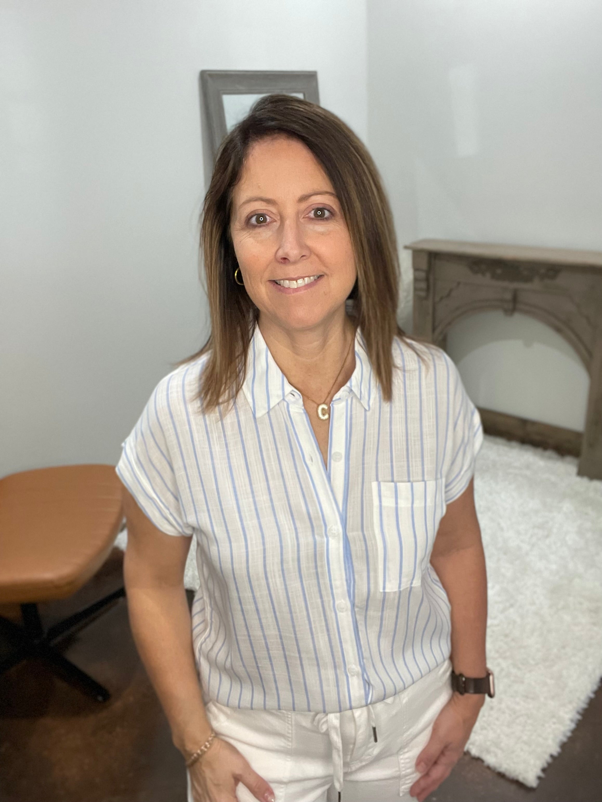 SHORT SLEEVE STRIPED SHIRT