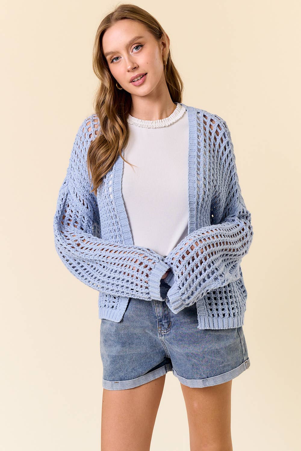 CROCHET OPEN CARDIGAN