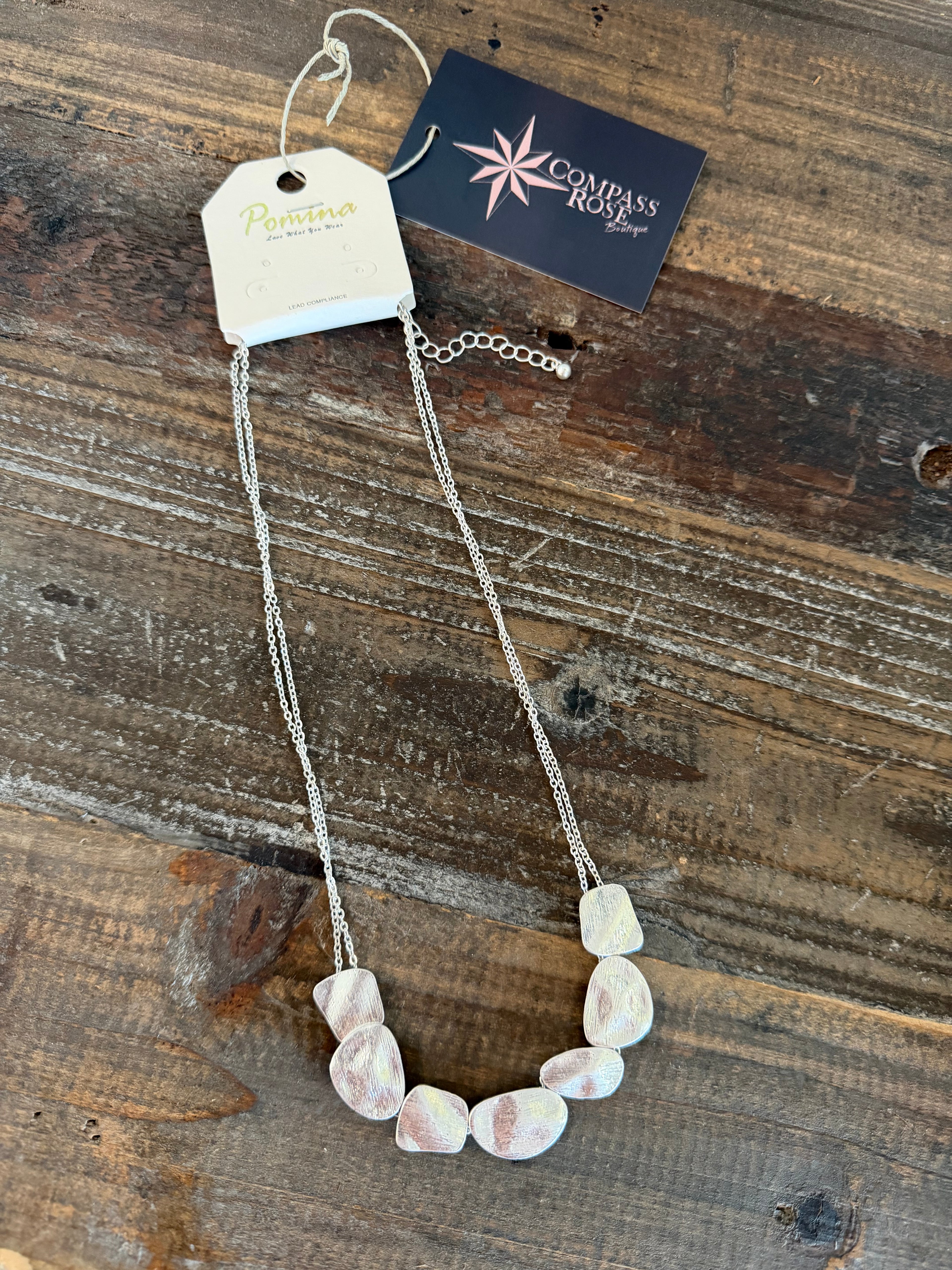 Flat Stone Necklace