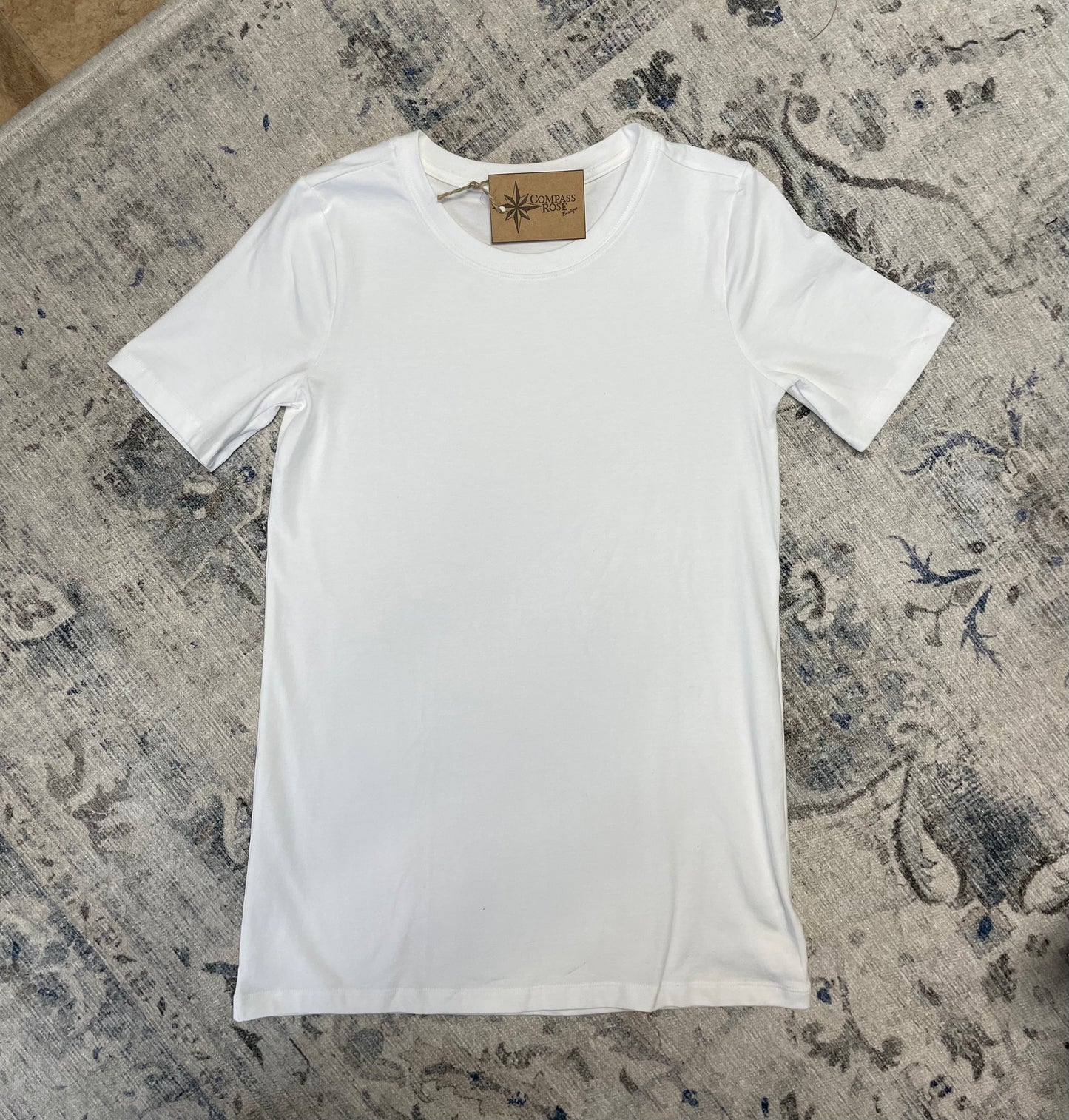 Cotton Crew Neck Short Sleeve Tee