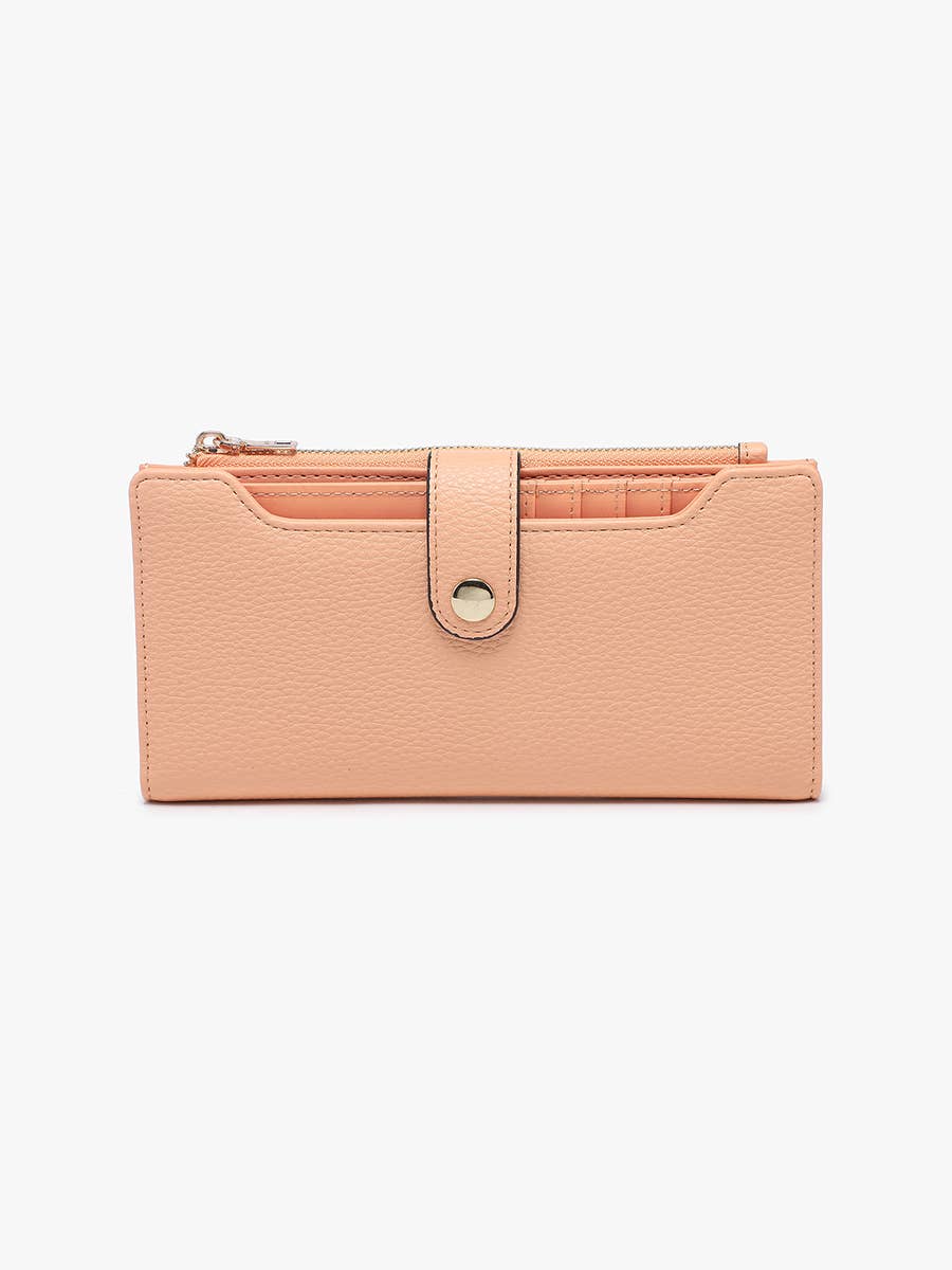 RFID Fold-Out Wallet w/ Removable Card Slot