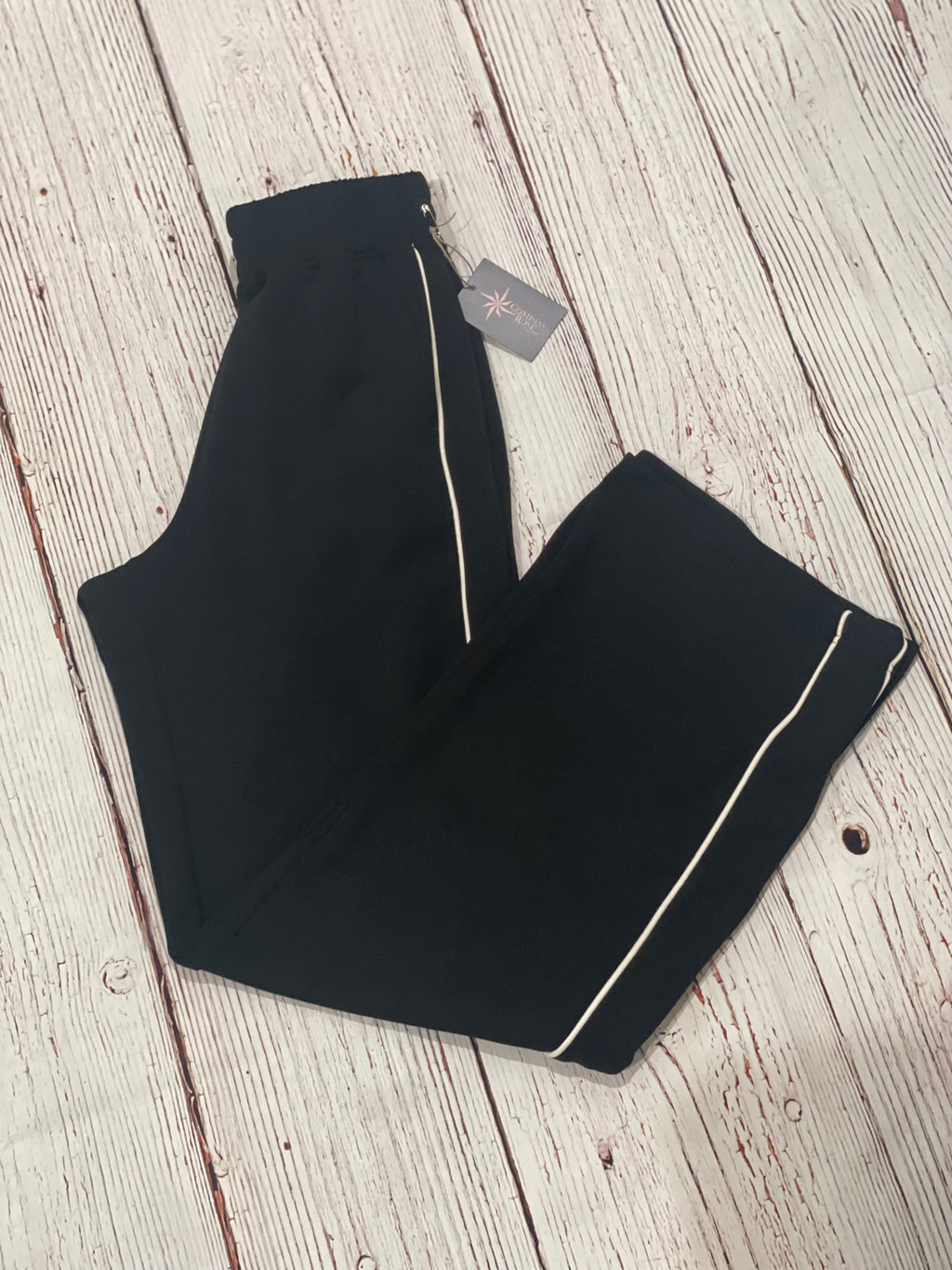 Modal Scuba Two Strip Piping Straight Pant