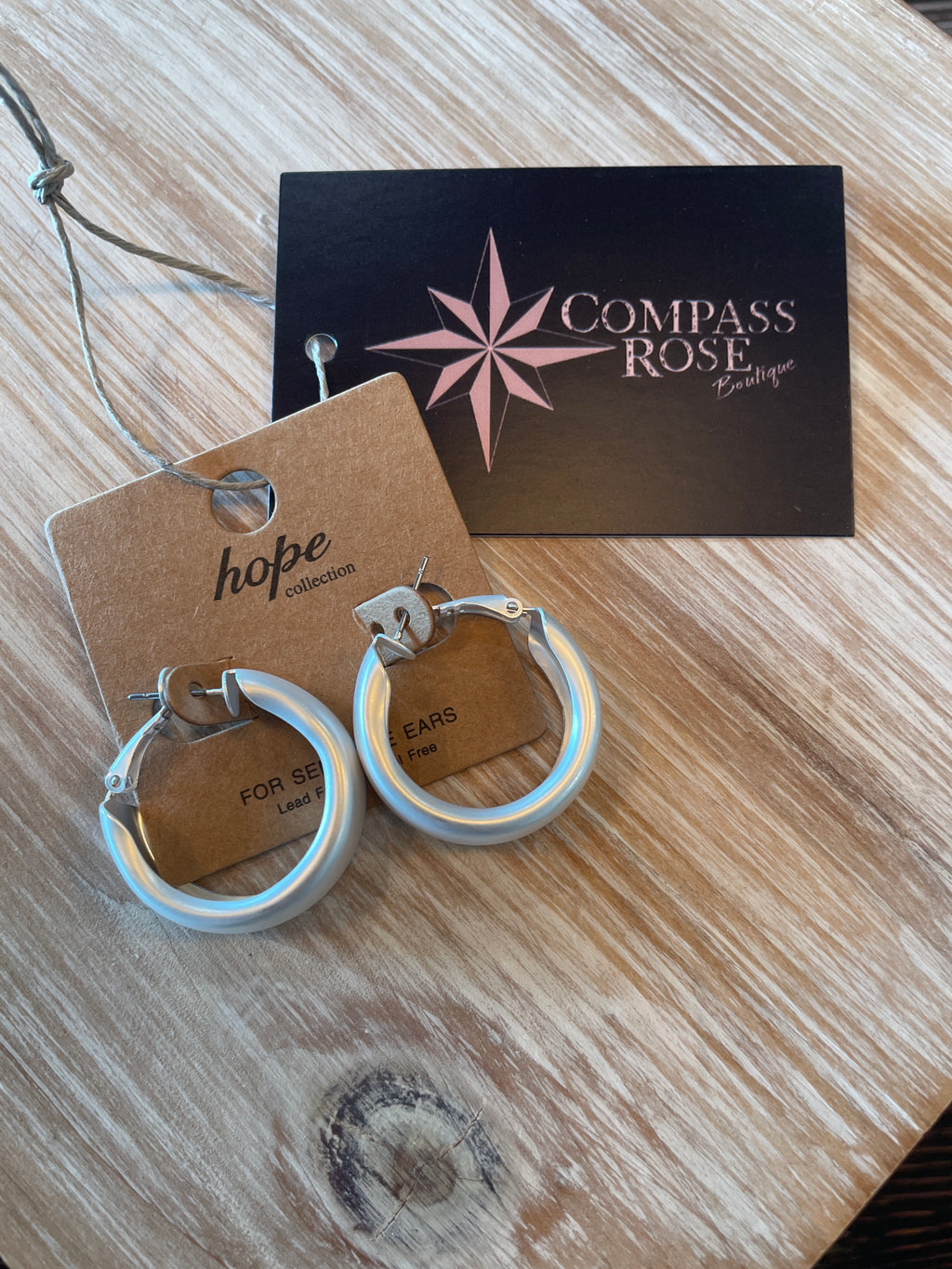 Silver Hoop Earrings