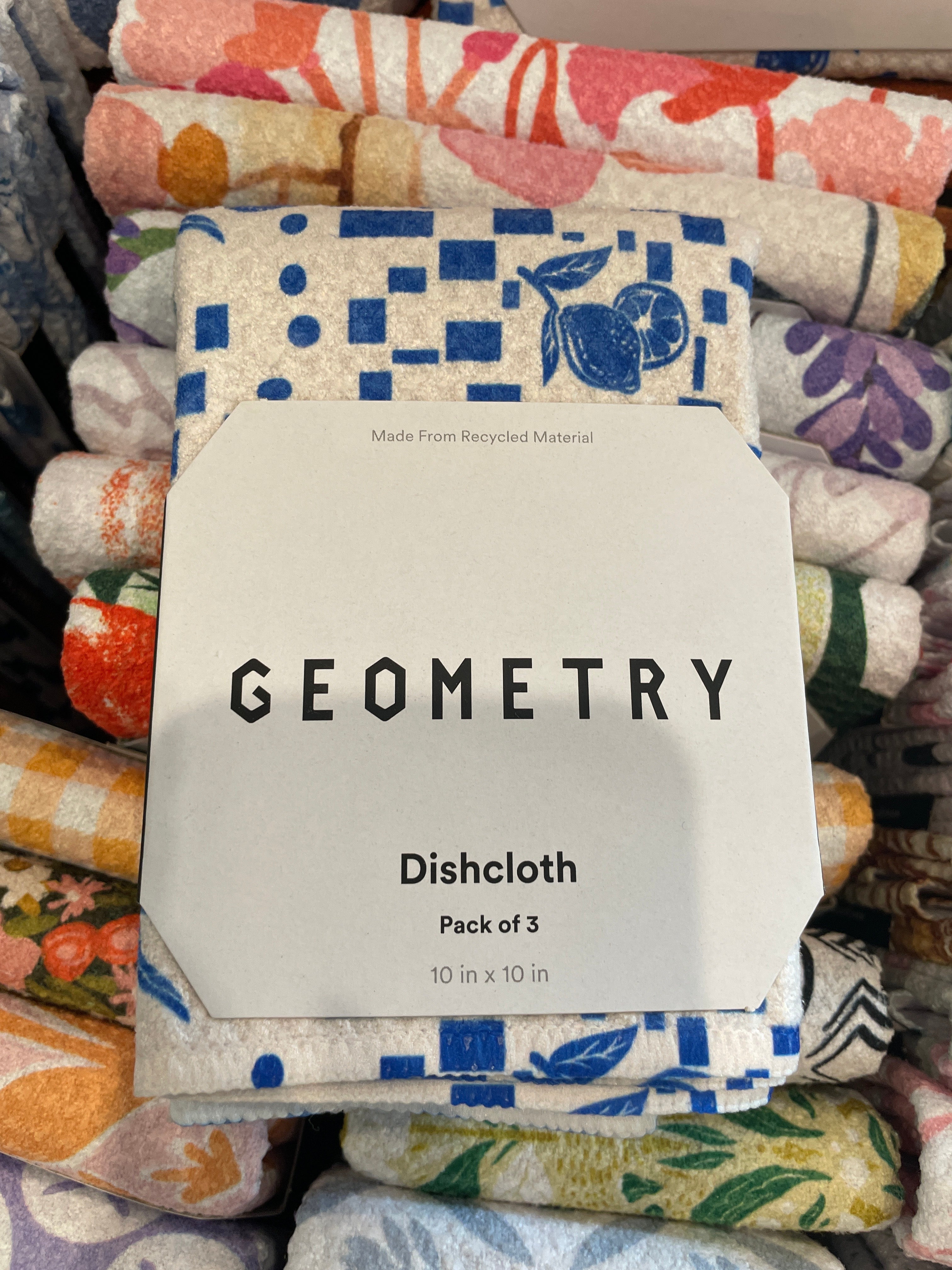 Geometry Dishcloth Set