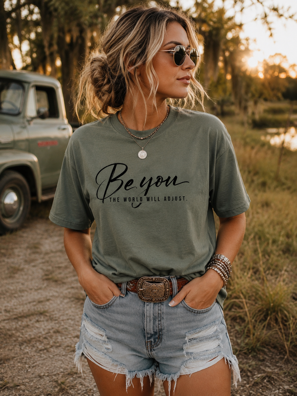 Be You the World Will Adjust Tee