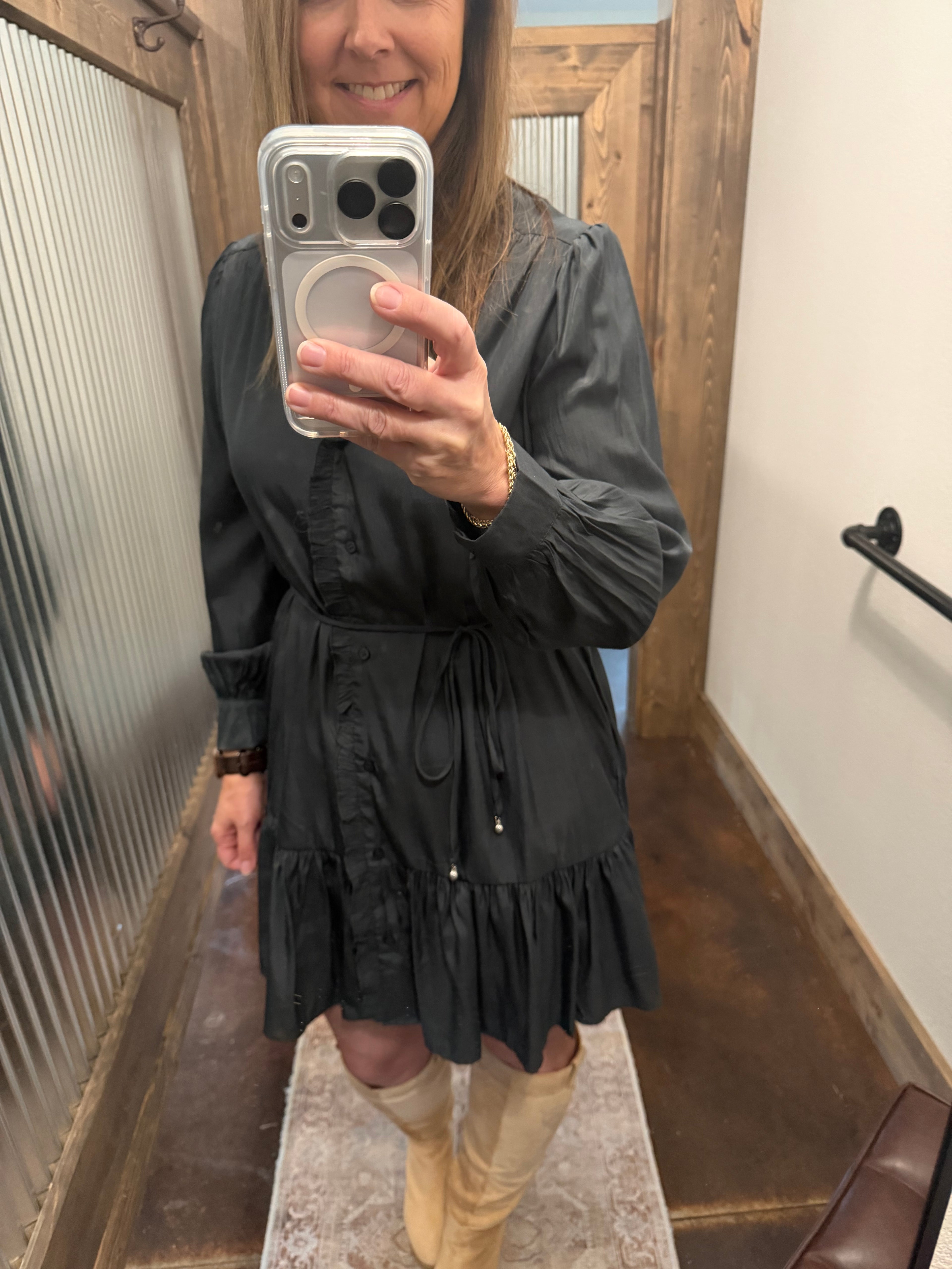 Ruffled Mini Short Dress