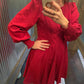 FIT AND FLARE MINI DRESS