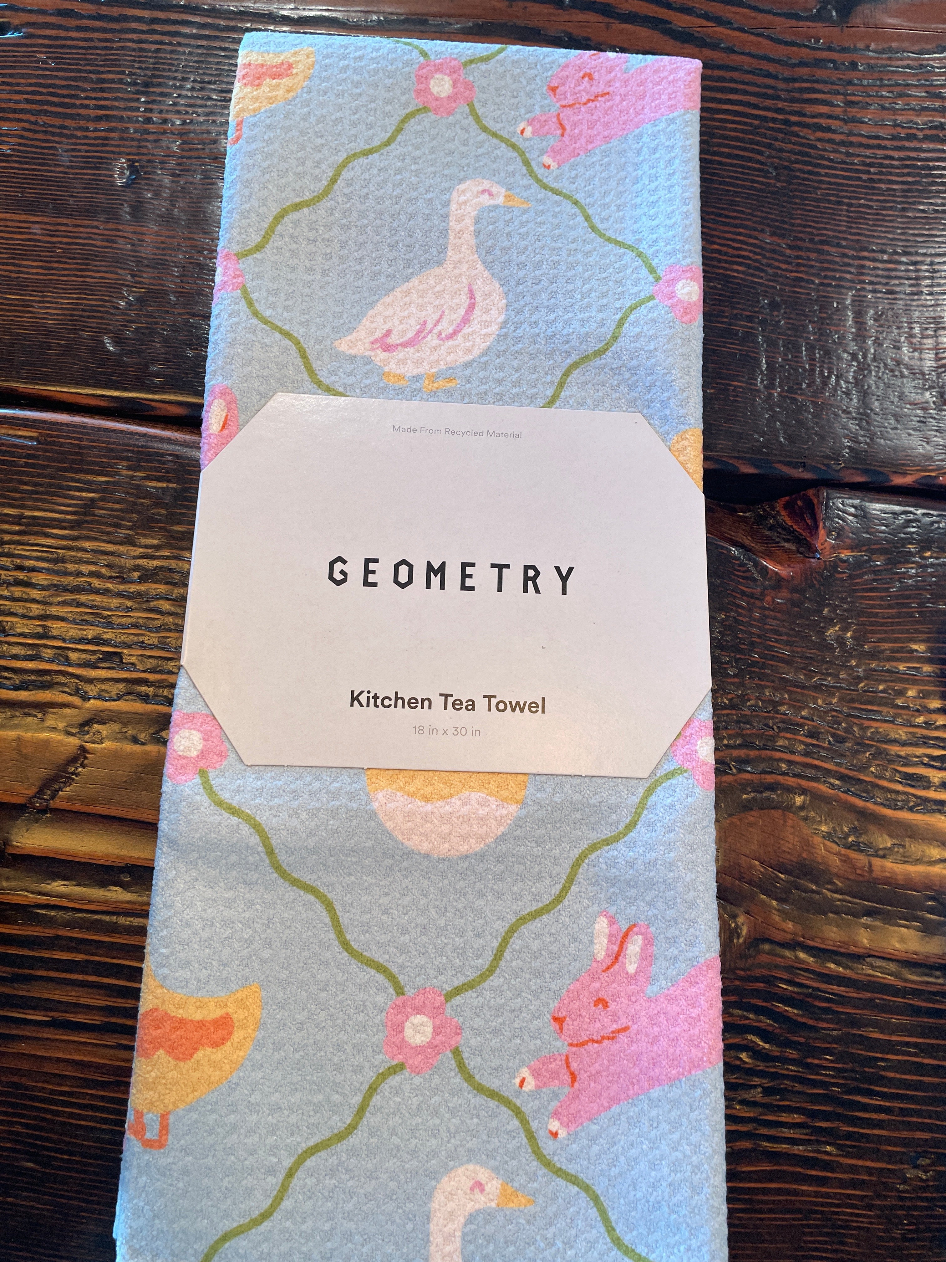 Geometry Tea Towel