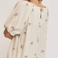 Linen Blend Ribbon Top